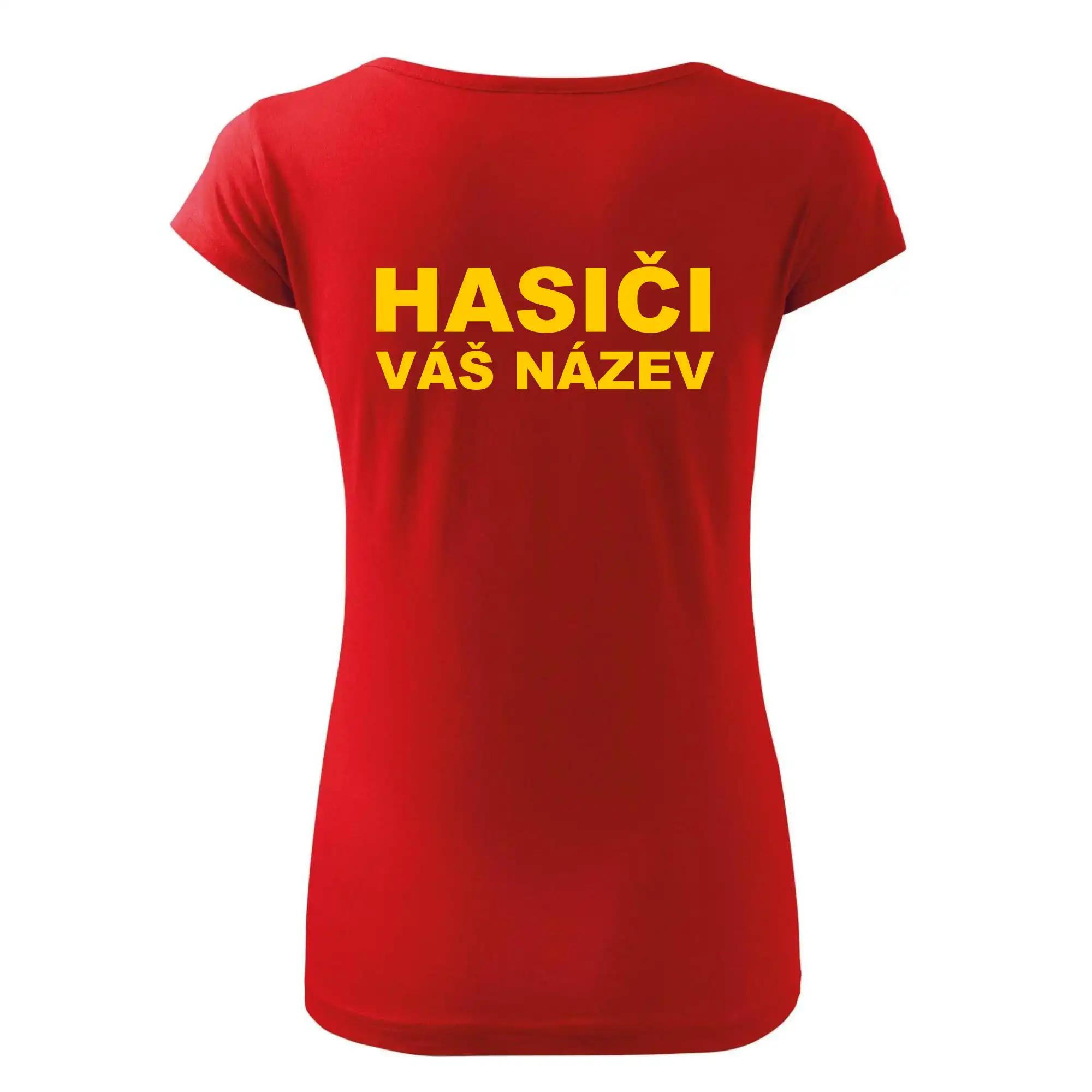 Hasiči - žlutý nápis - váš název sboru