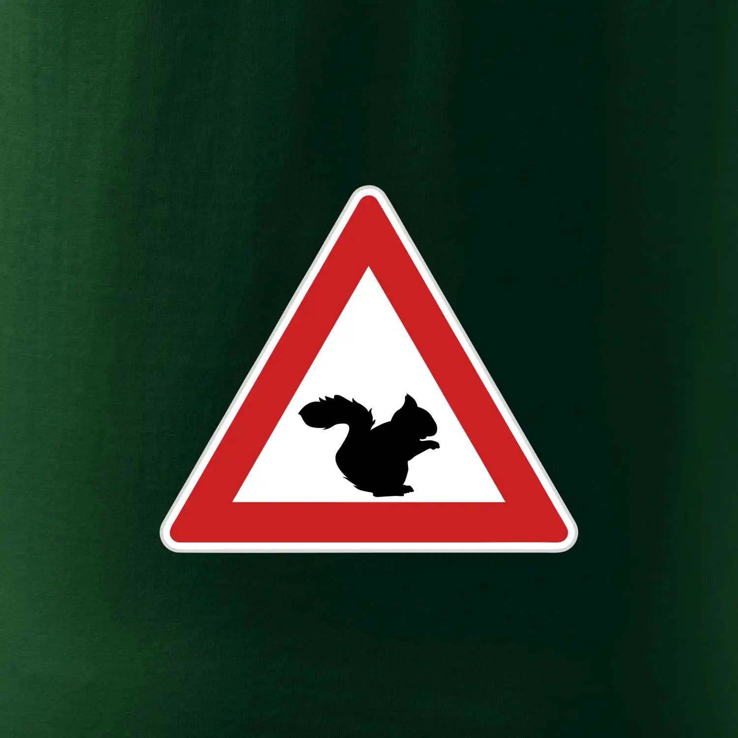 Dopravní značka - Pozor veverka