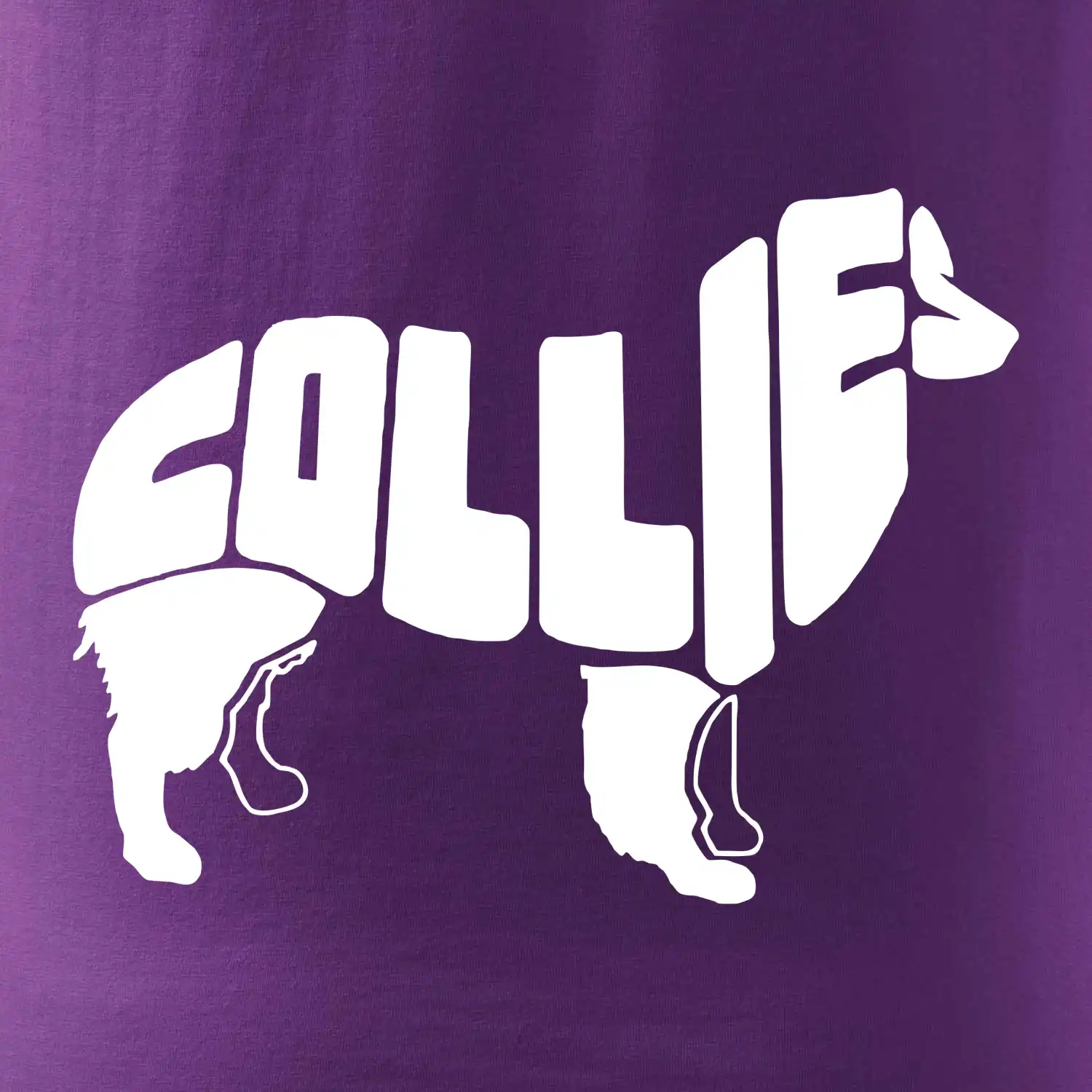 Border kolie písmo v těle