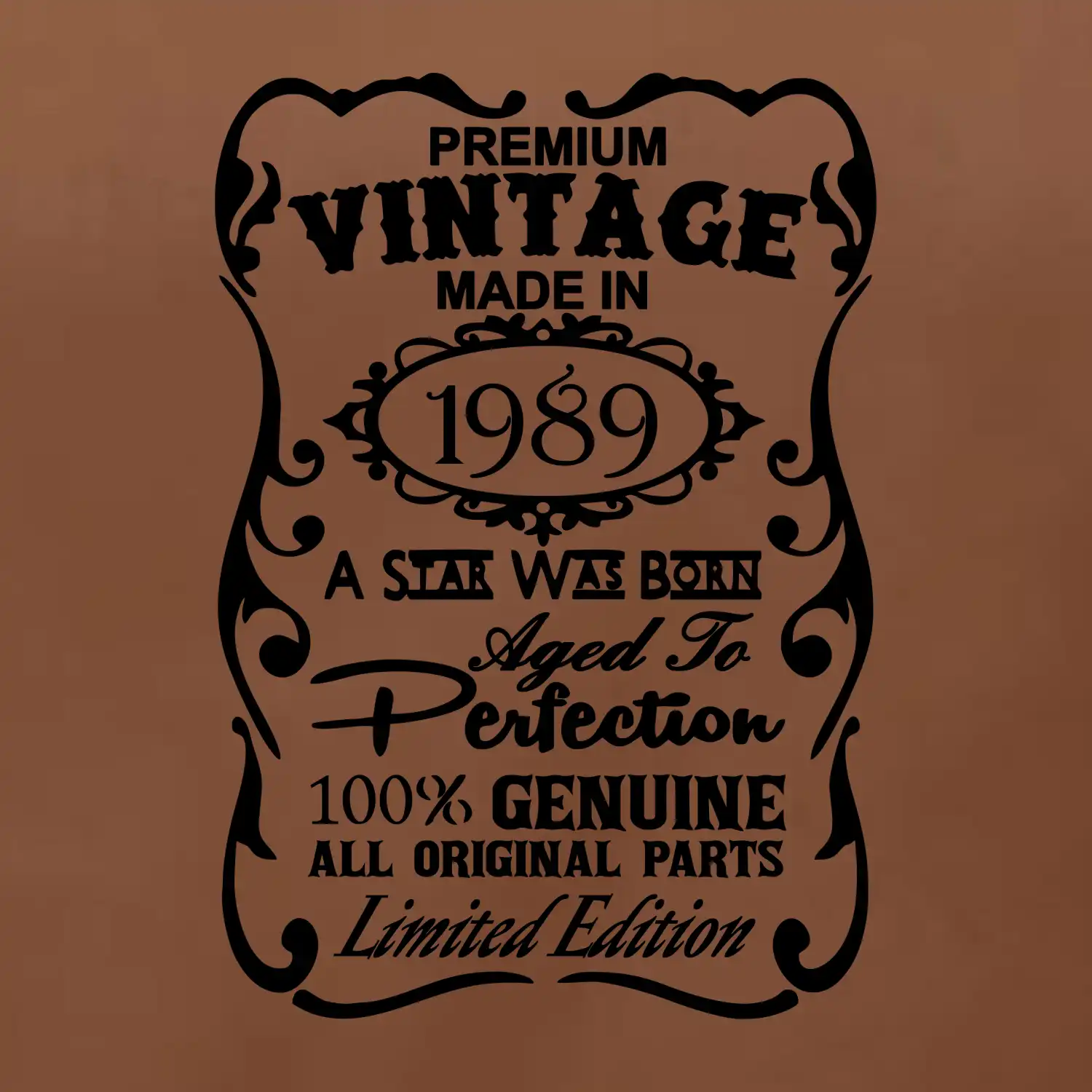 Vintage Etiketa - 1989