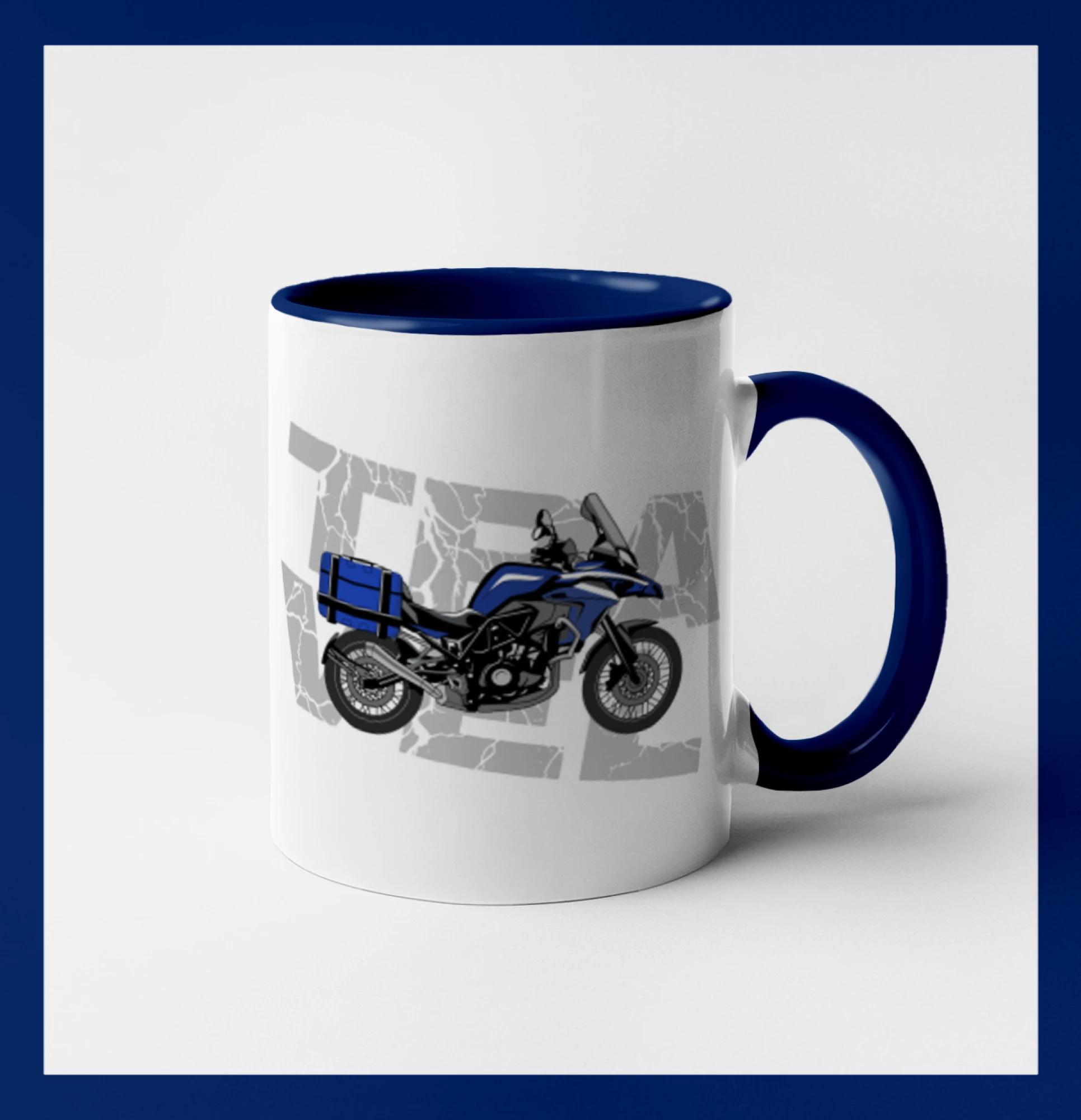 Cestovní enduro modré