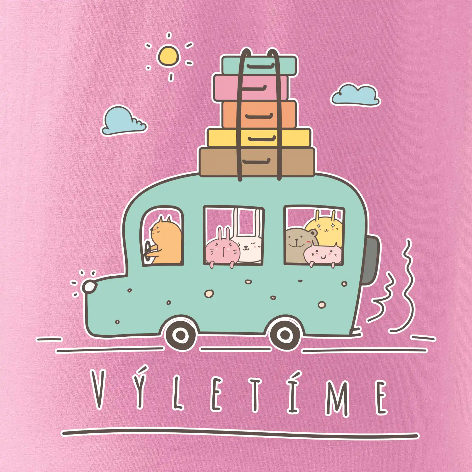 Výletíme obytňák kreslený