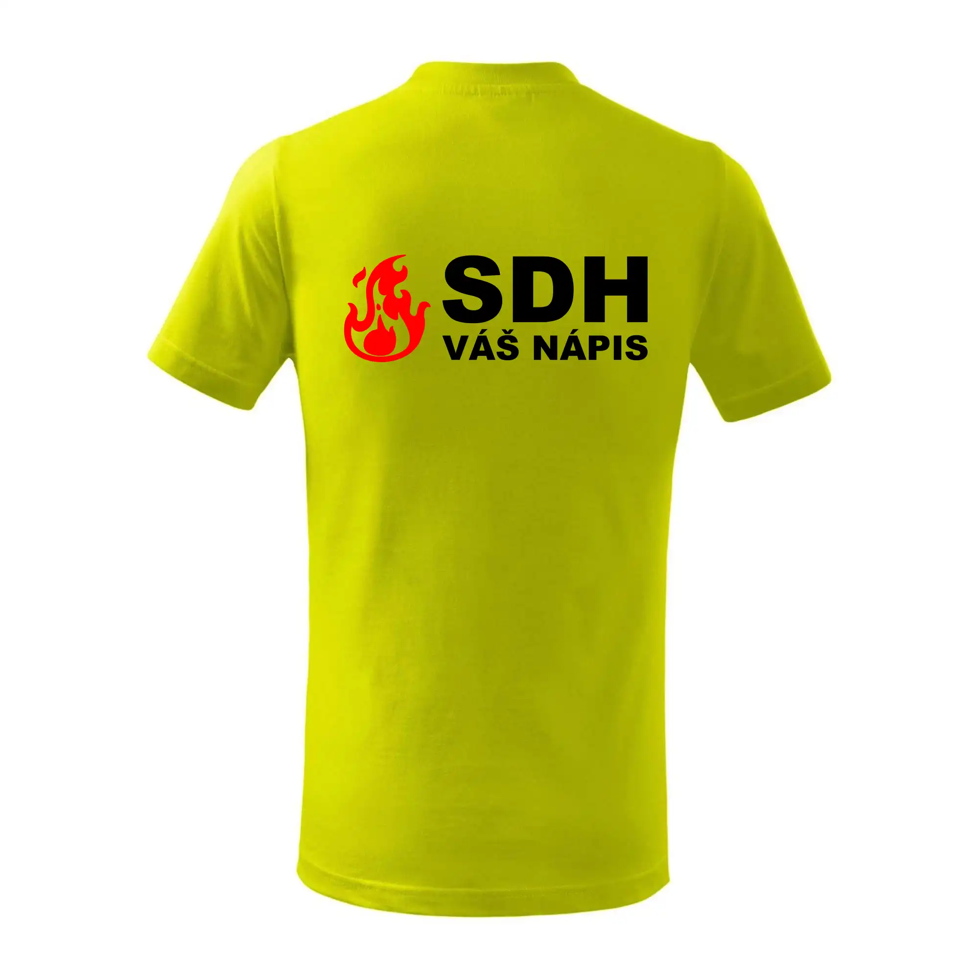 SDH nápis (oheň, firesport, název sboru - vlastní nápis)
