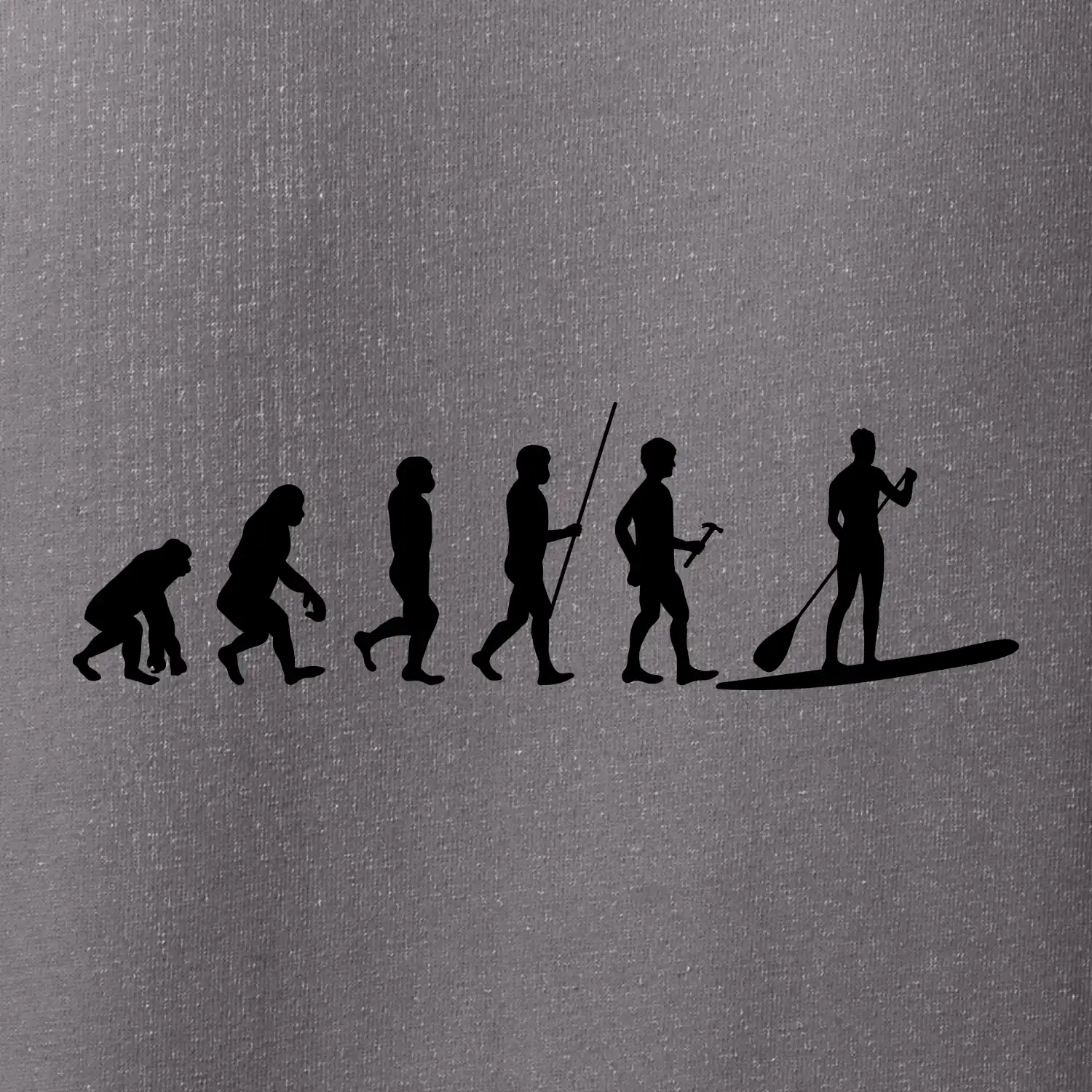 Evoluce paddleboard muž