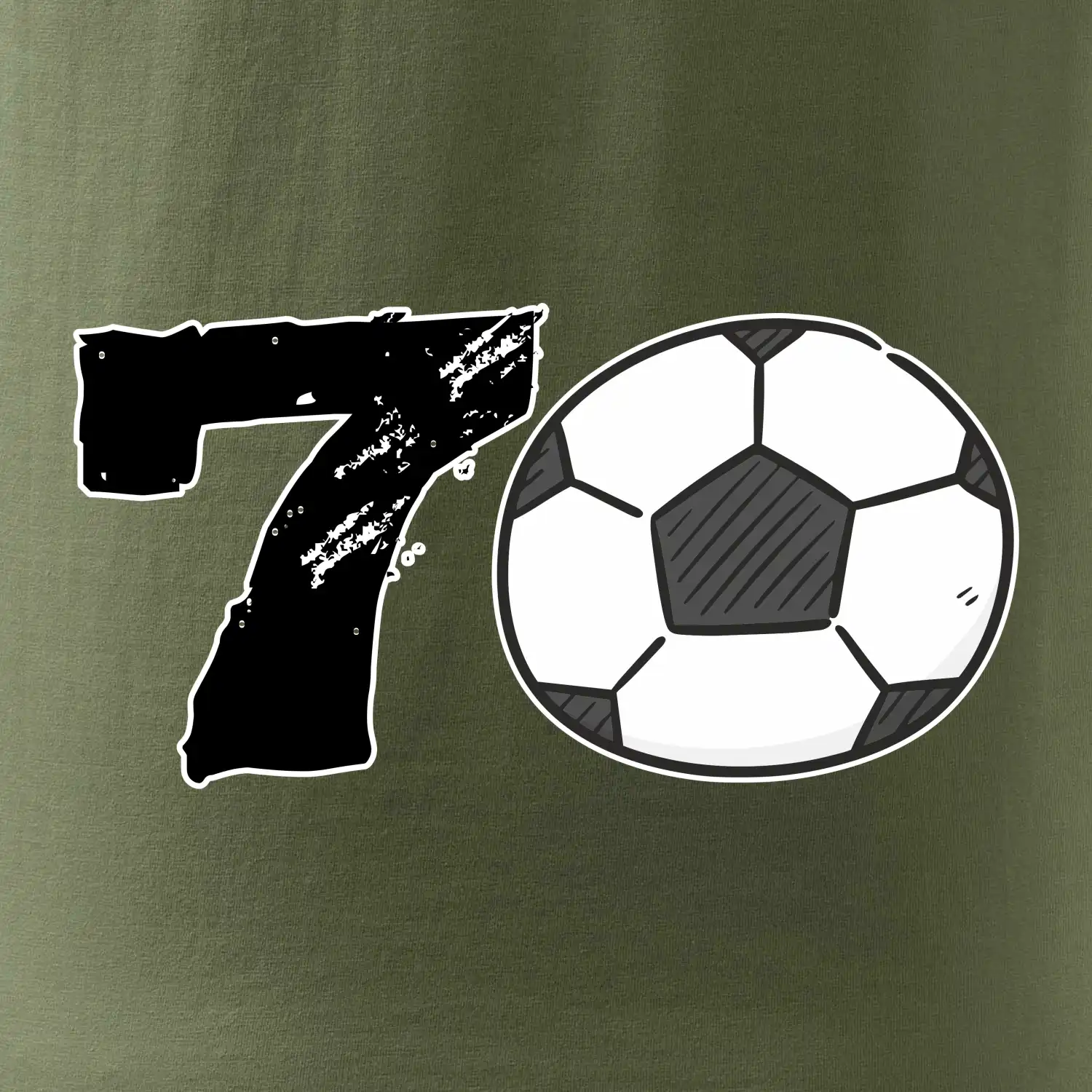Fotbal kulaté narozeniny 70