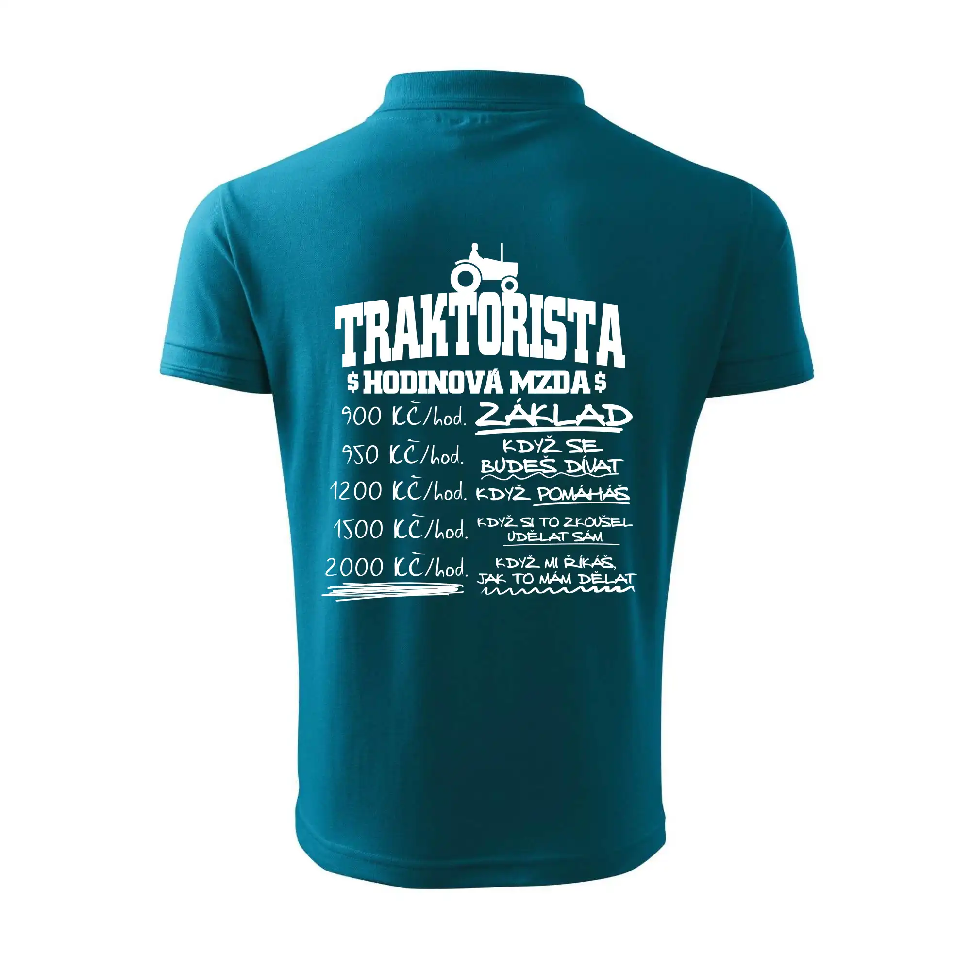 Traktorista hodinová mzda
