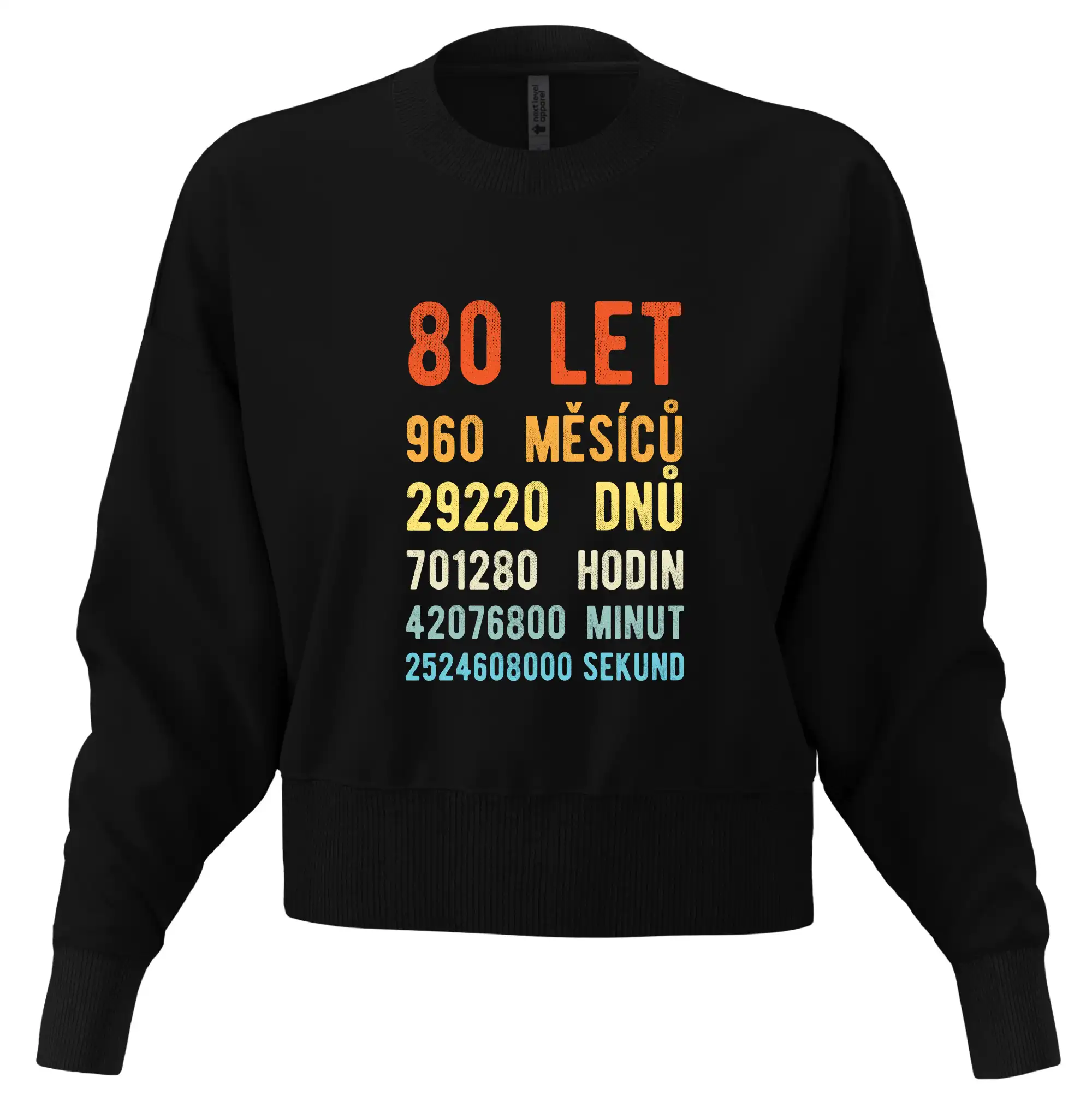 Narozeniny 80 přepočet času