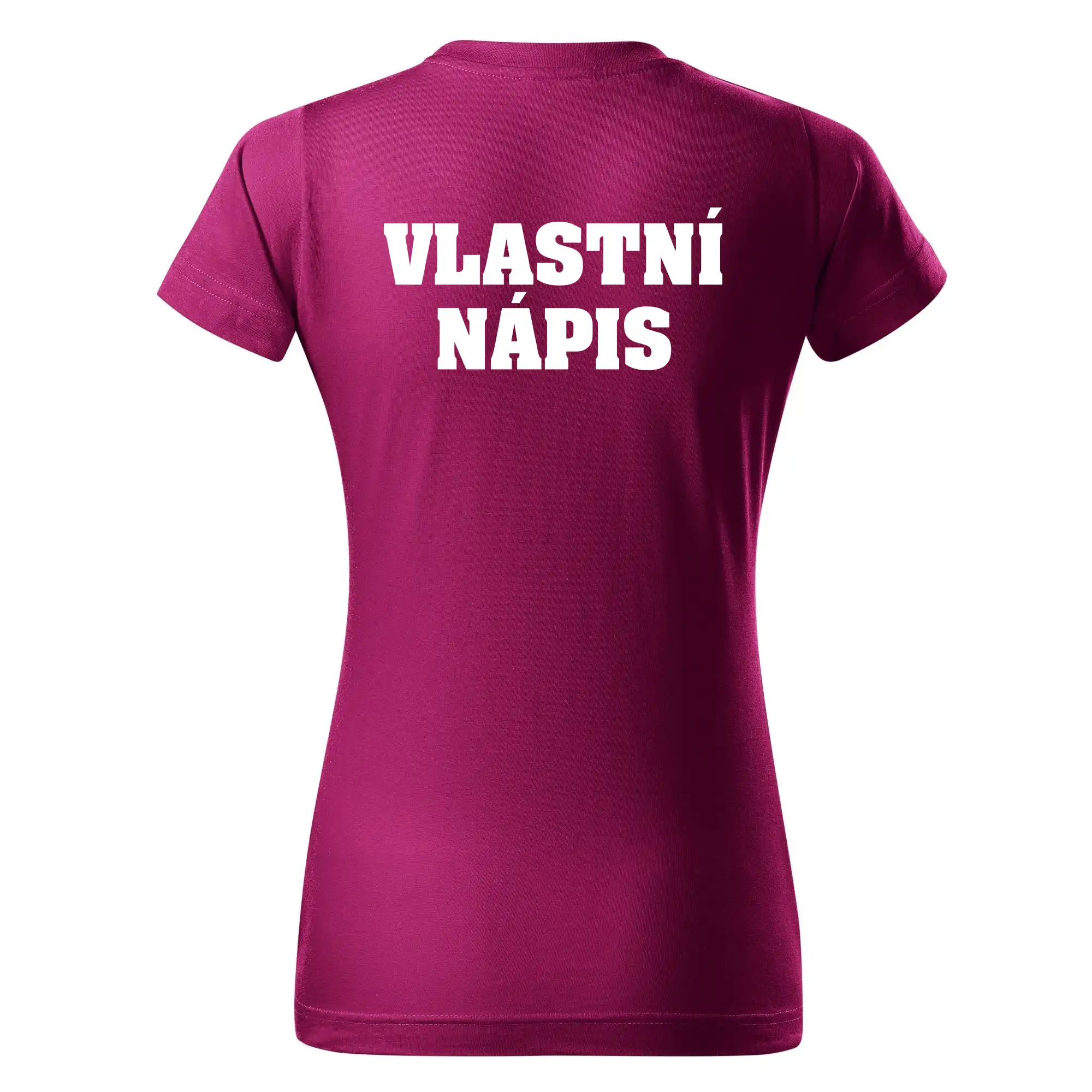 Hvězda života - vlastní nápis vpředu a vzadu