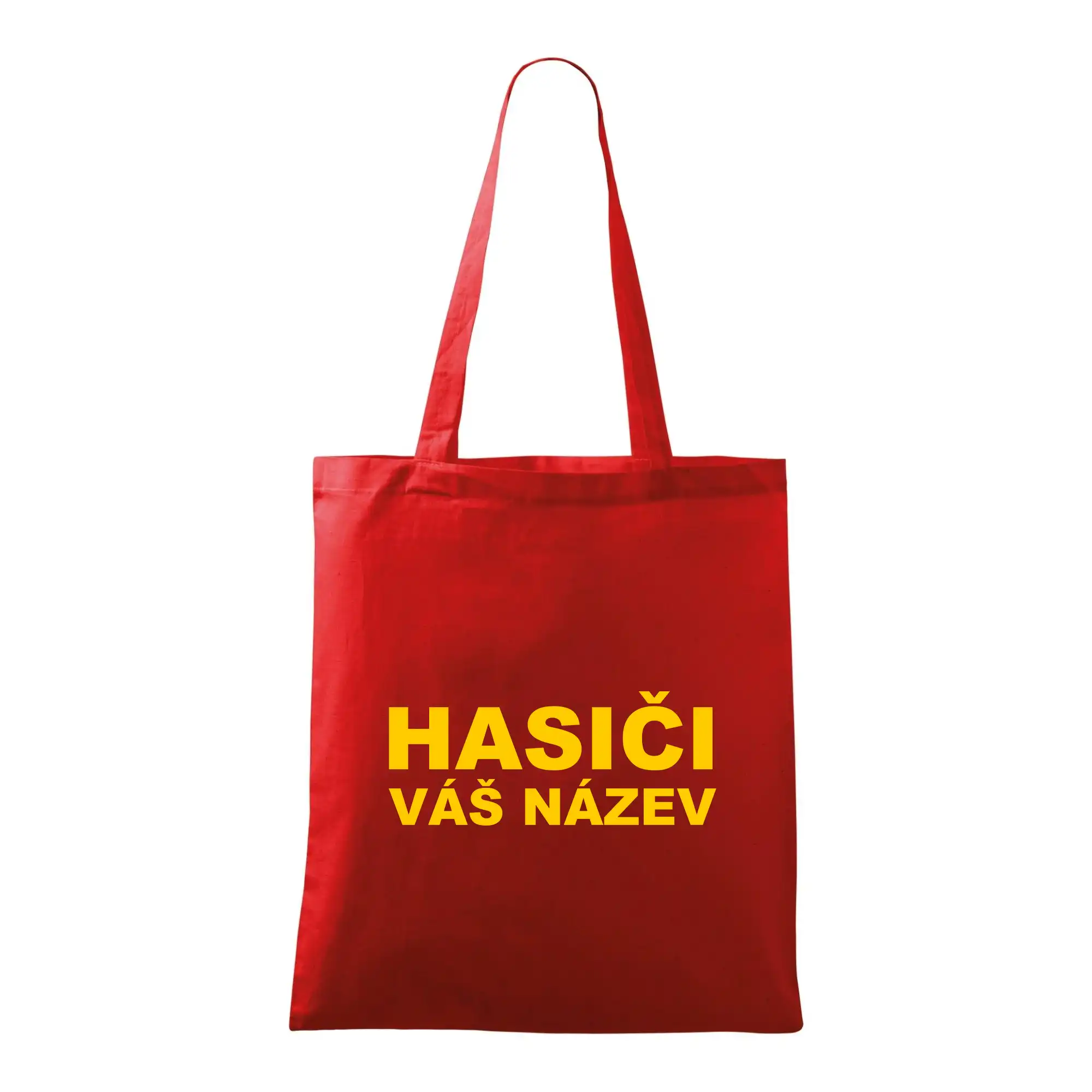 Hasiči - žlutý nápis - váš název sboru