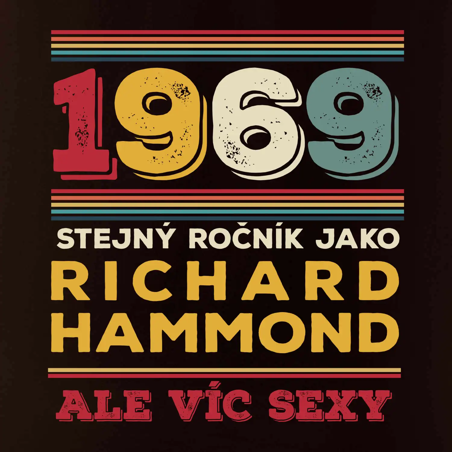 1969 stejný ročník jako Richard Hammond