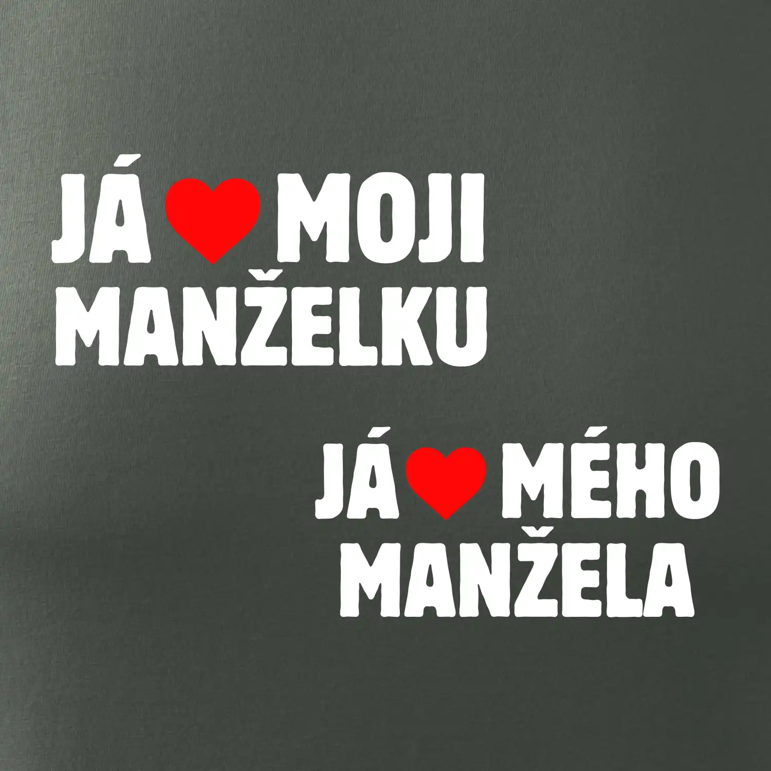 Já miluju svojí manželku