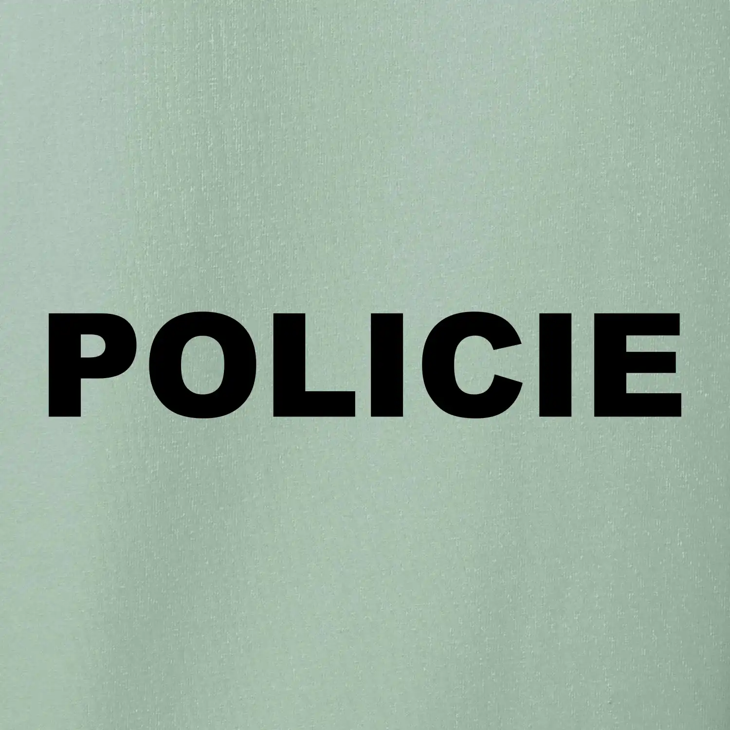 Policie Nápis
