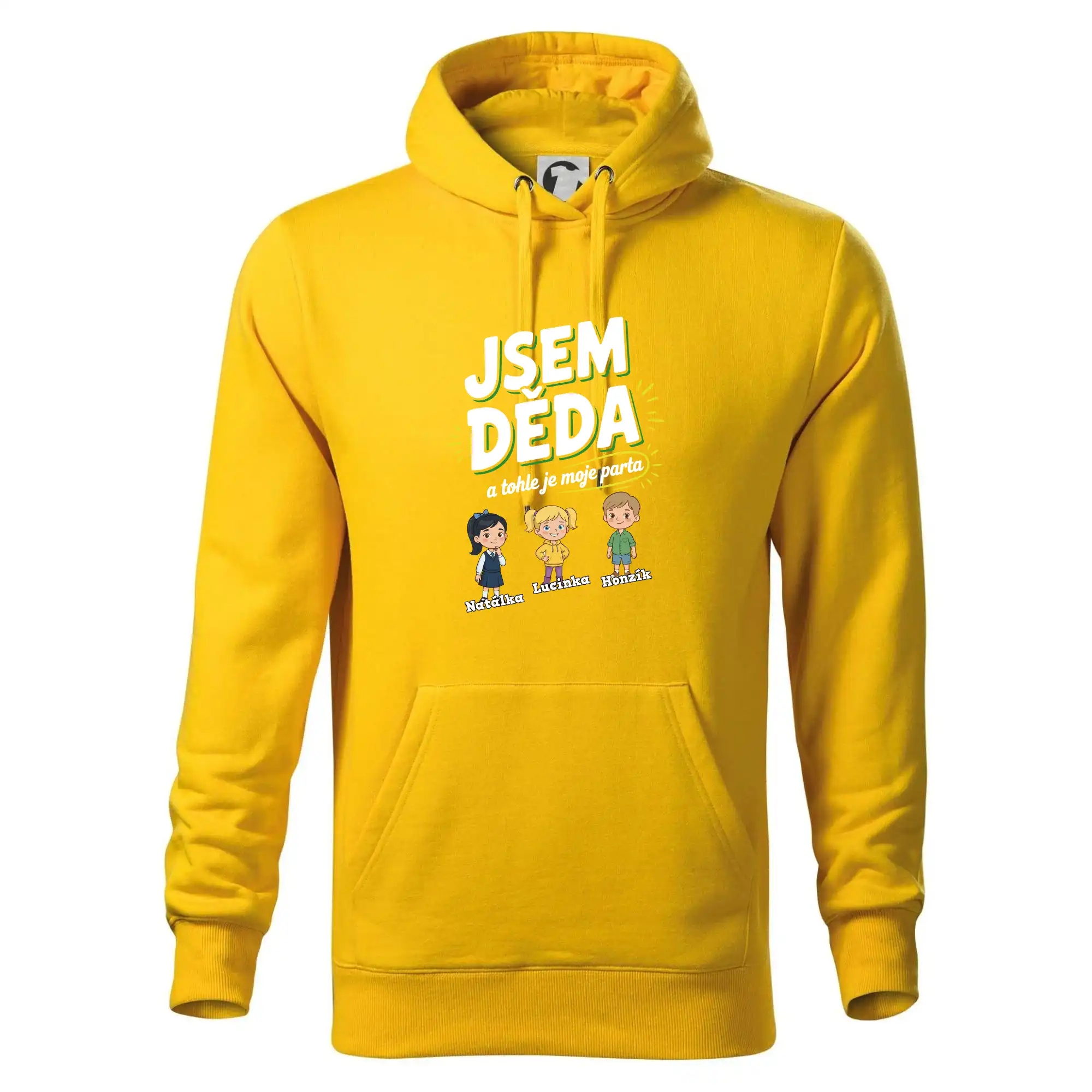Děda a jeho parta (obrázky a jména vnuků)