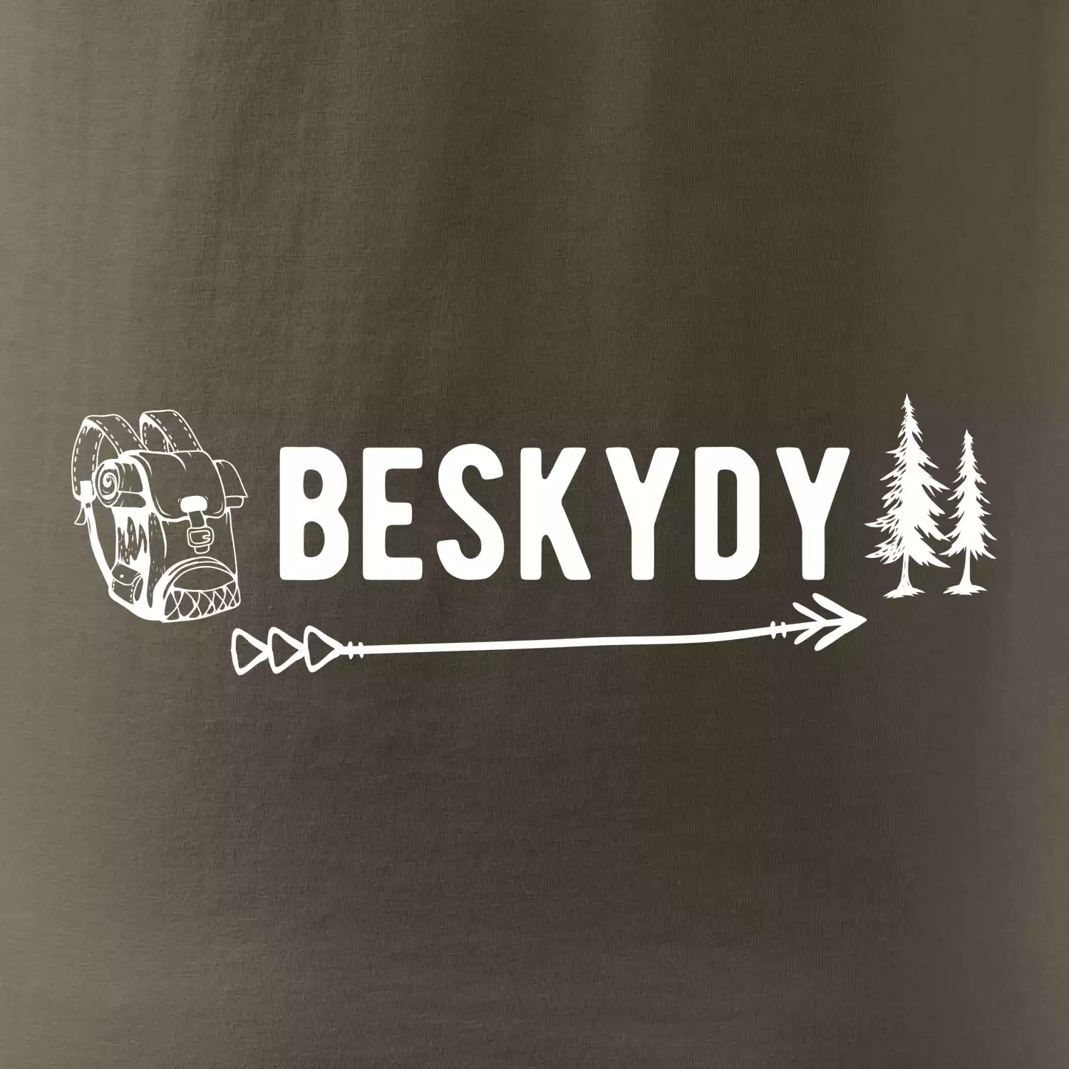 Beskydy nápis