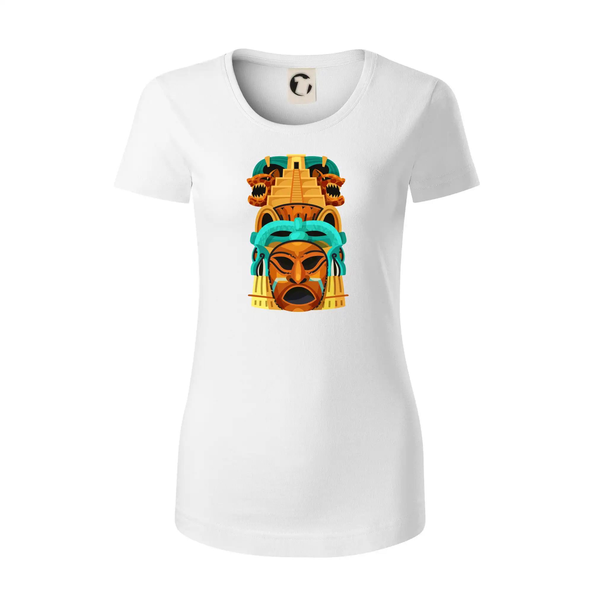 Mayové maska s pyramidou