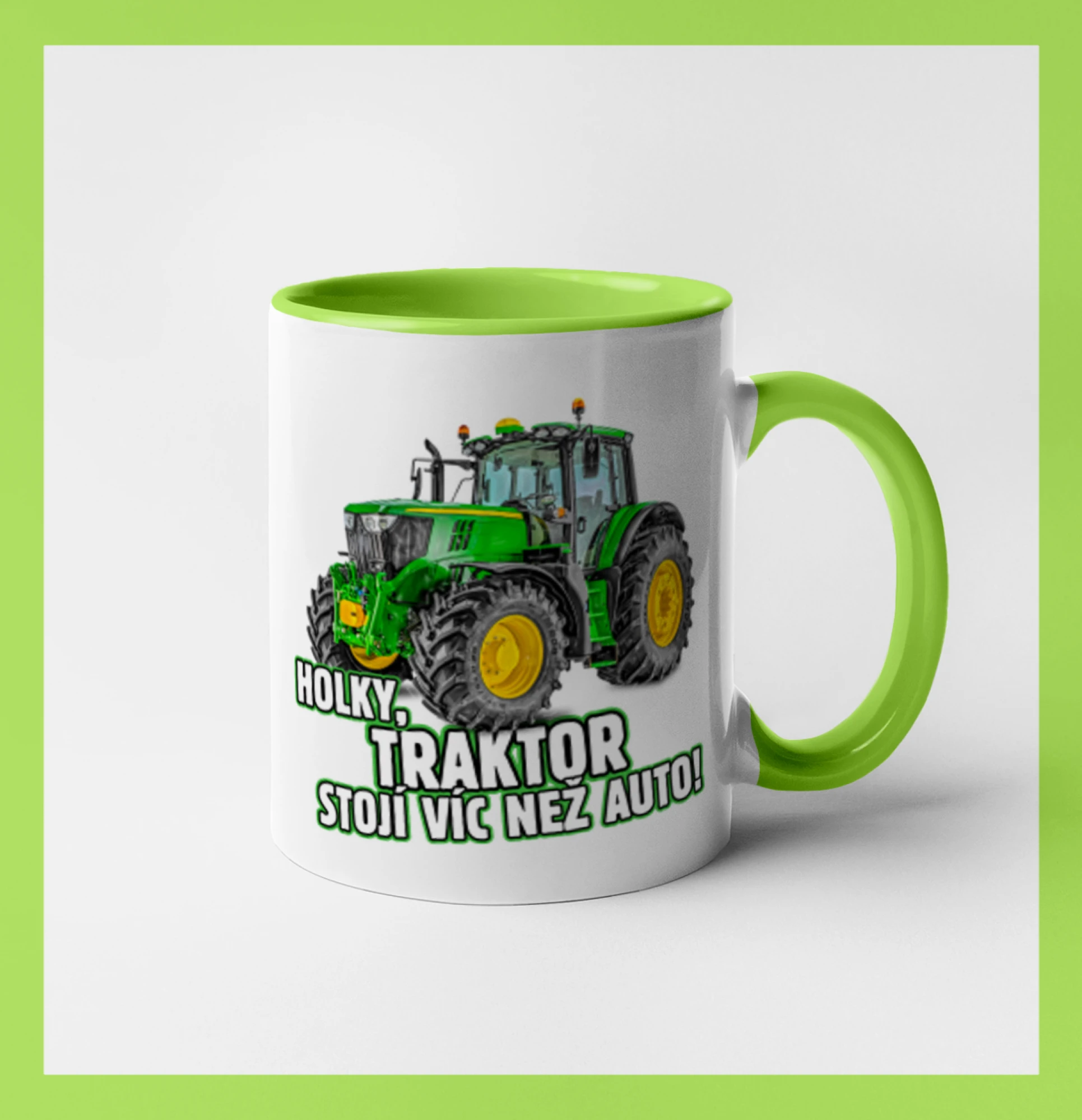 Holky, traktor stojí víc než auto