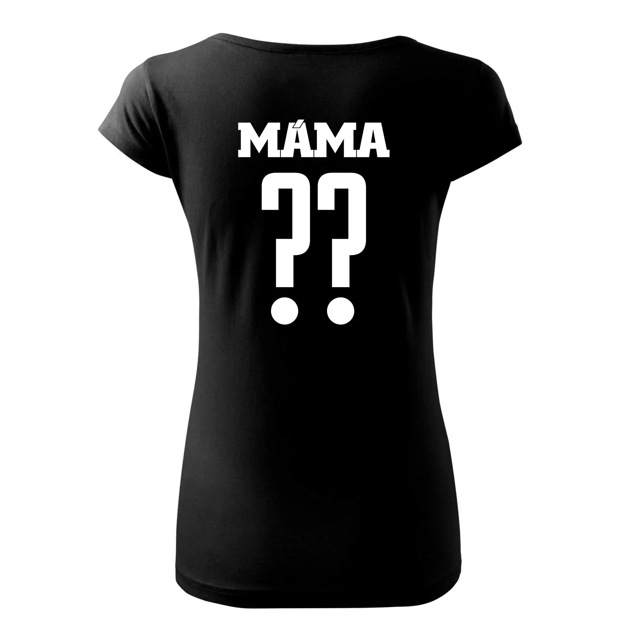 Máma - dres se jménem a číslem
