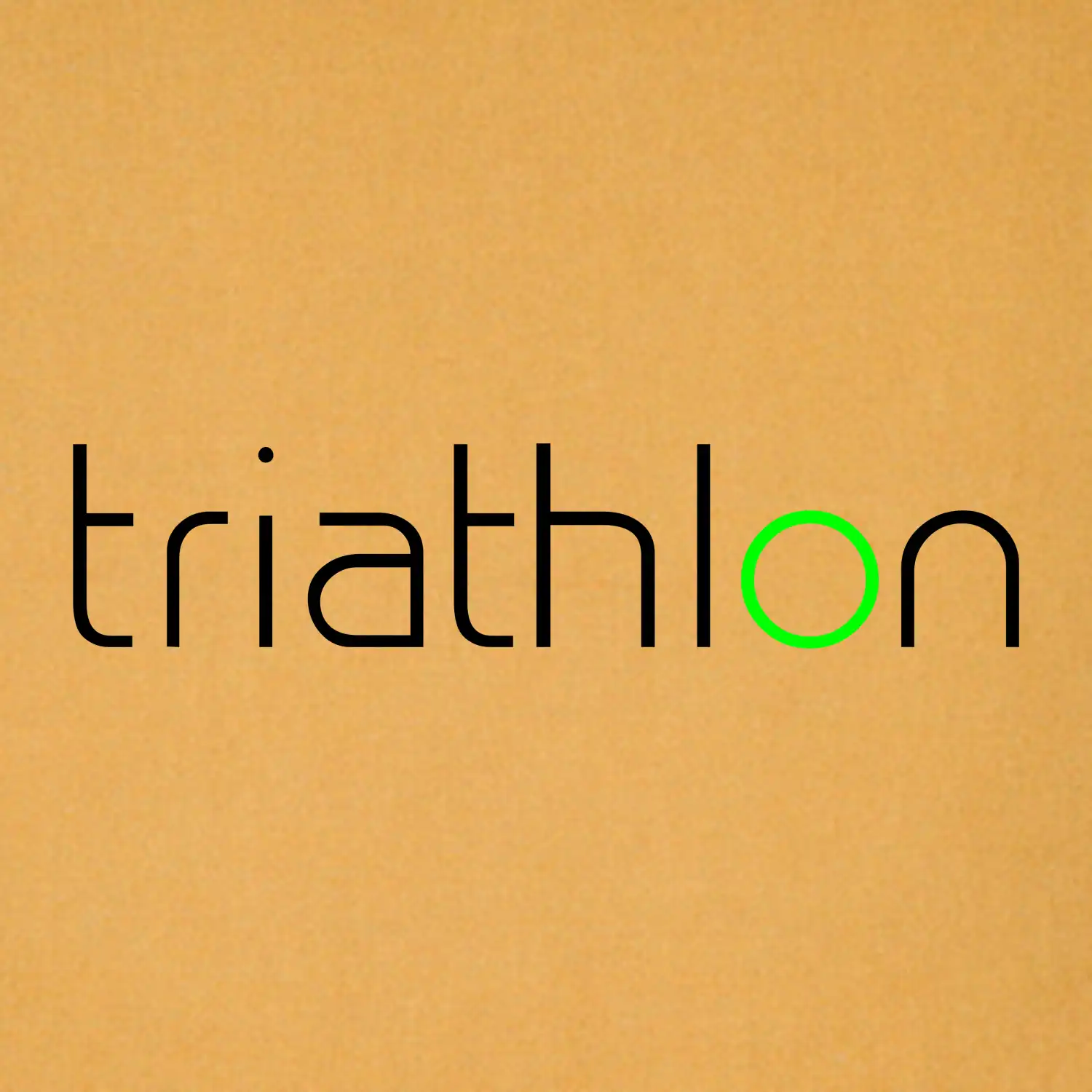 Triathlon nápis