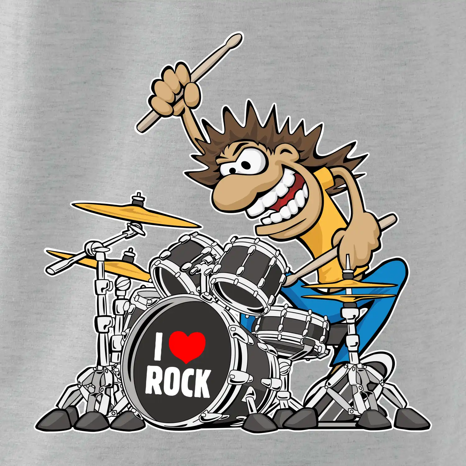 I love rock bubeník