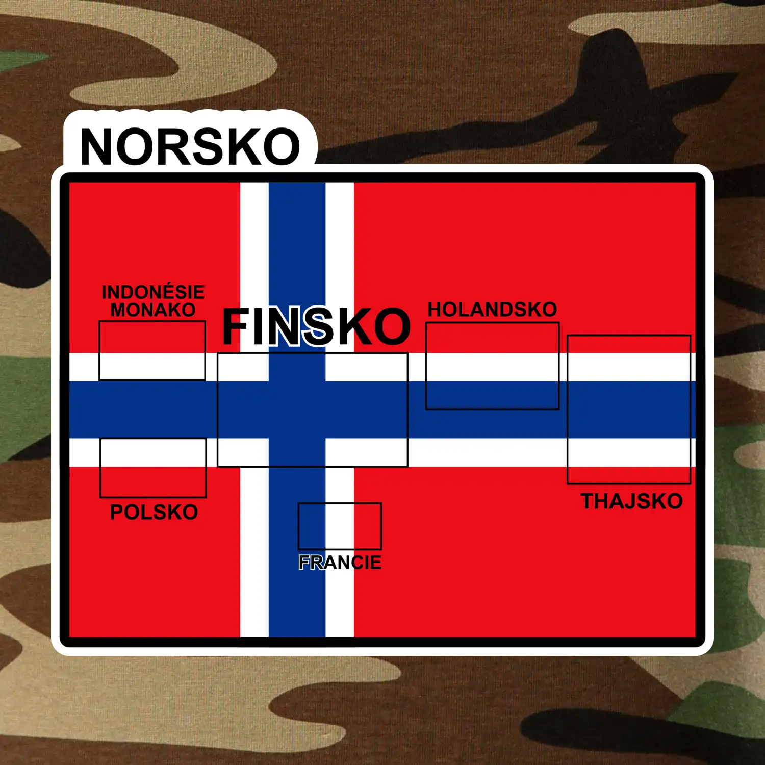 Norsko vlajka další státy