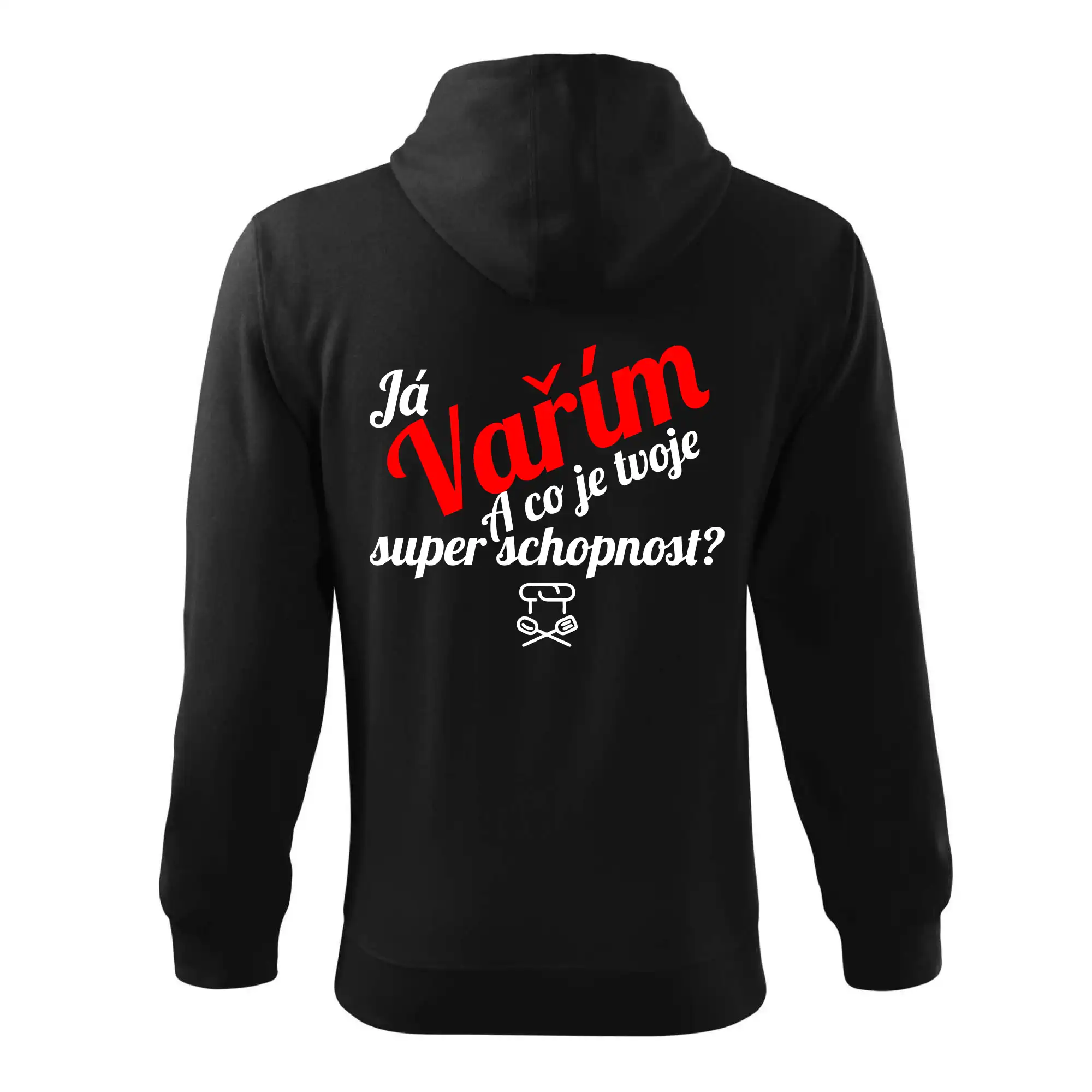 Já vařím - tvoje superschopnost? šikmý nápis