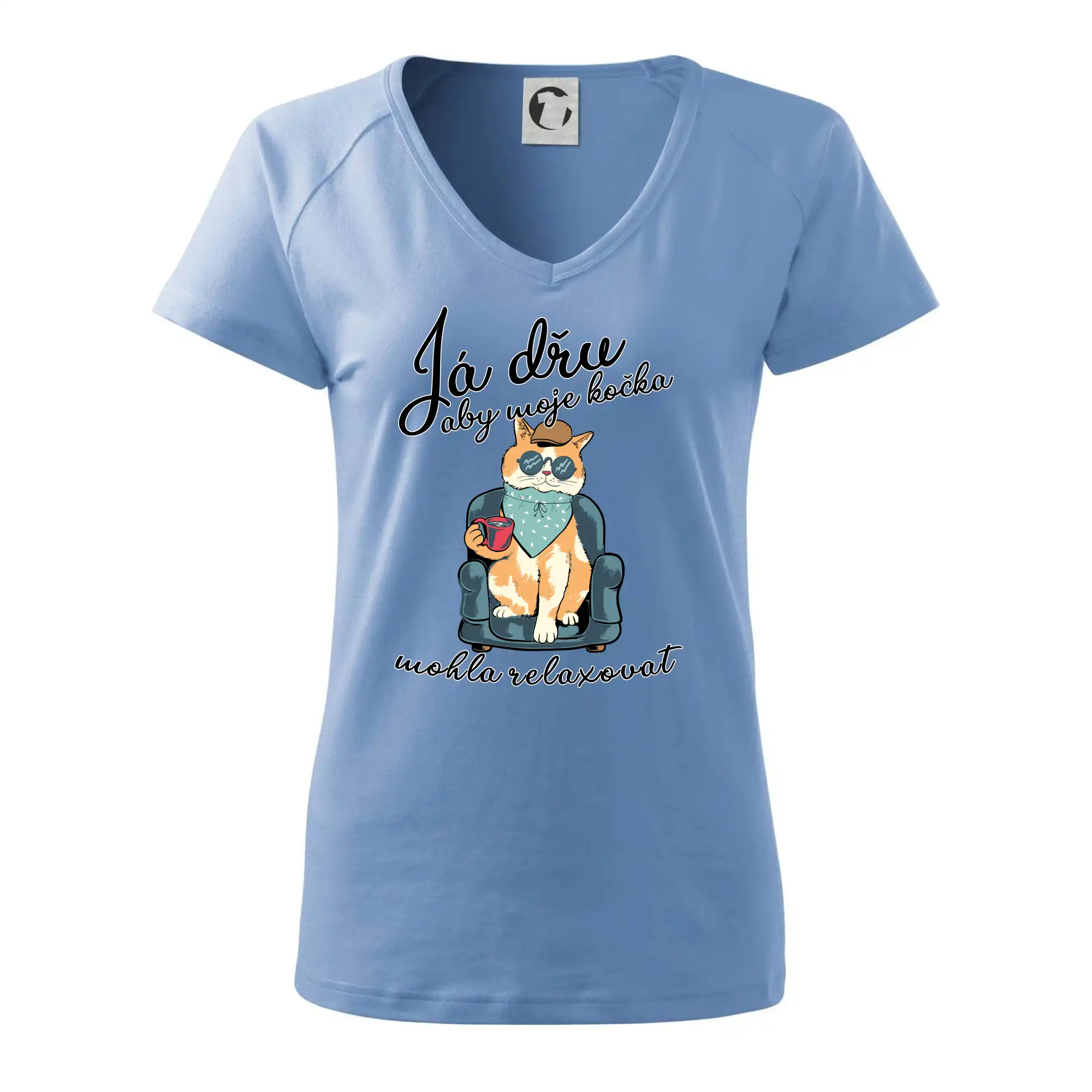 Já dřu, aby moje kočka mohla relaxovat