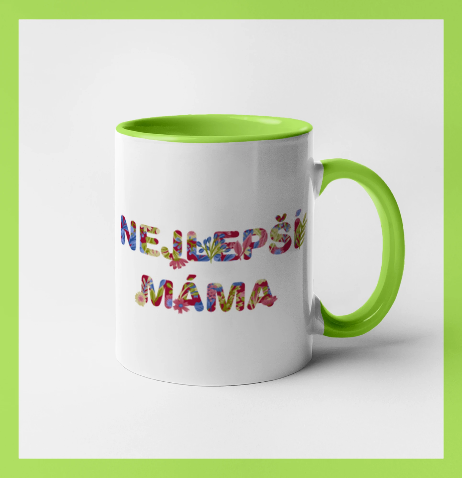 Květinový nápis - Nejlepší máma