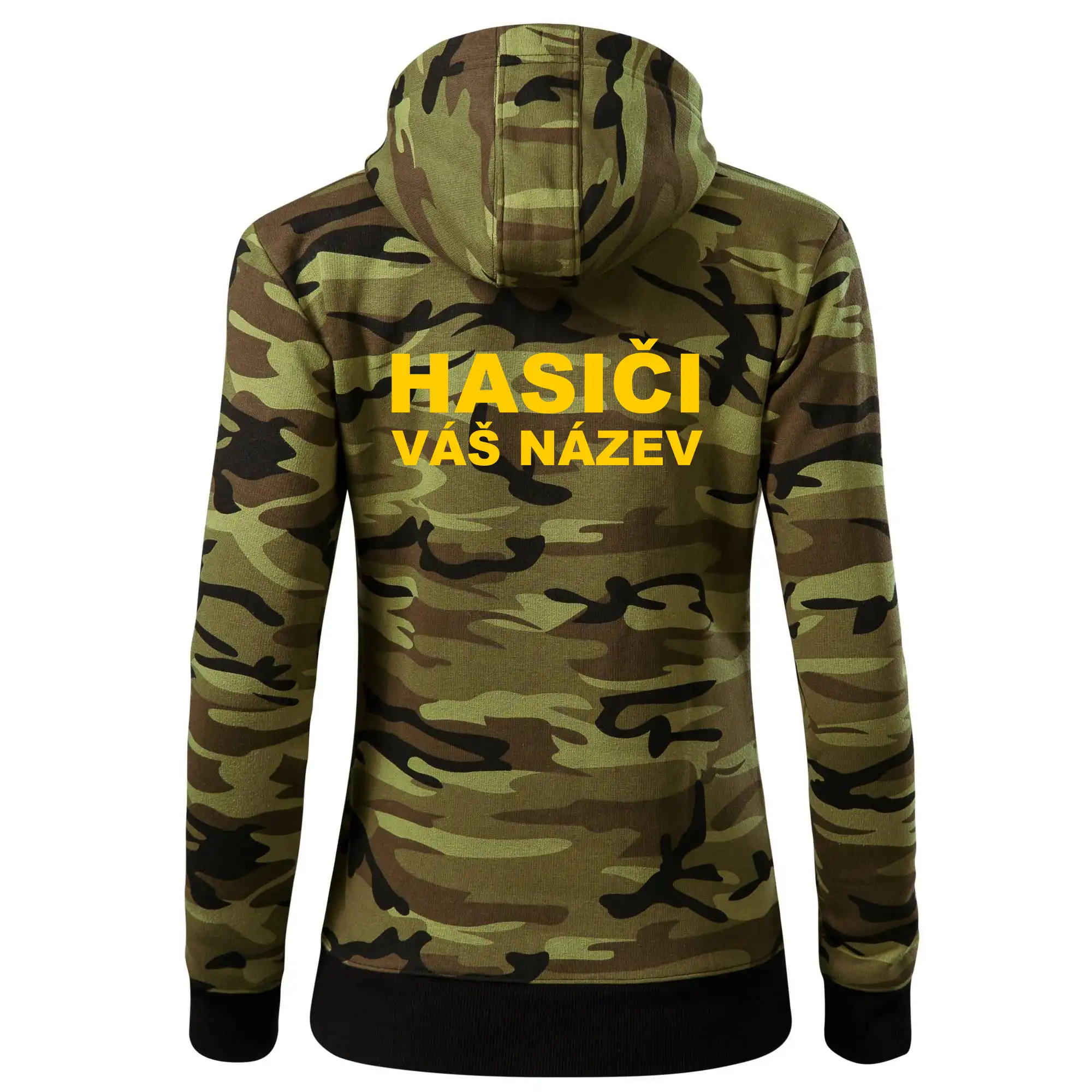 Hasiči - žlutý nápis - váš název sboru
