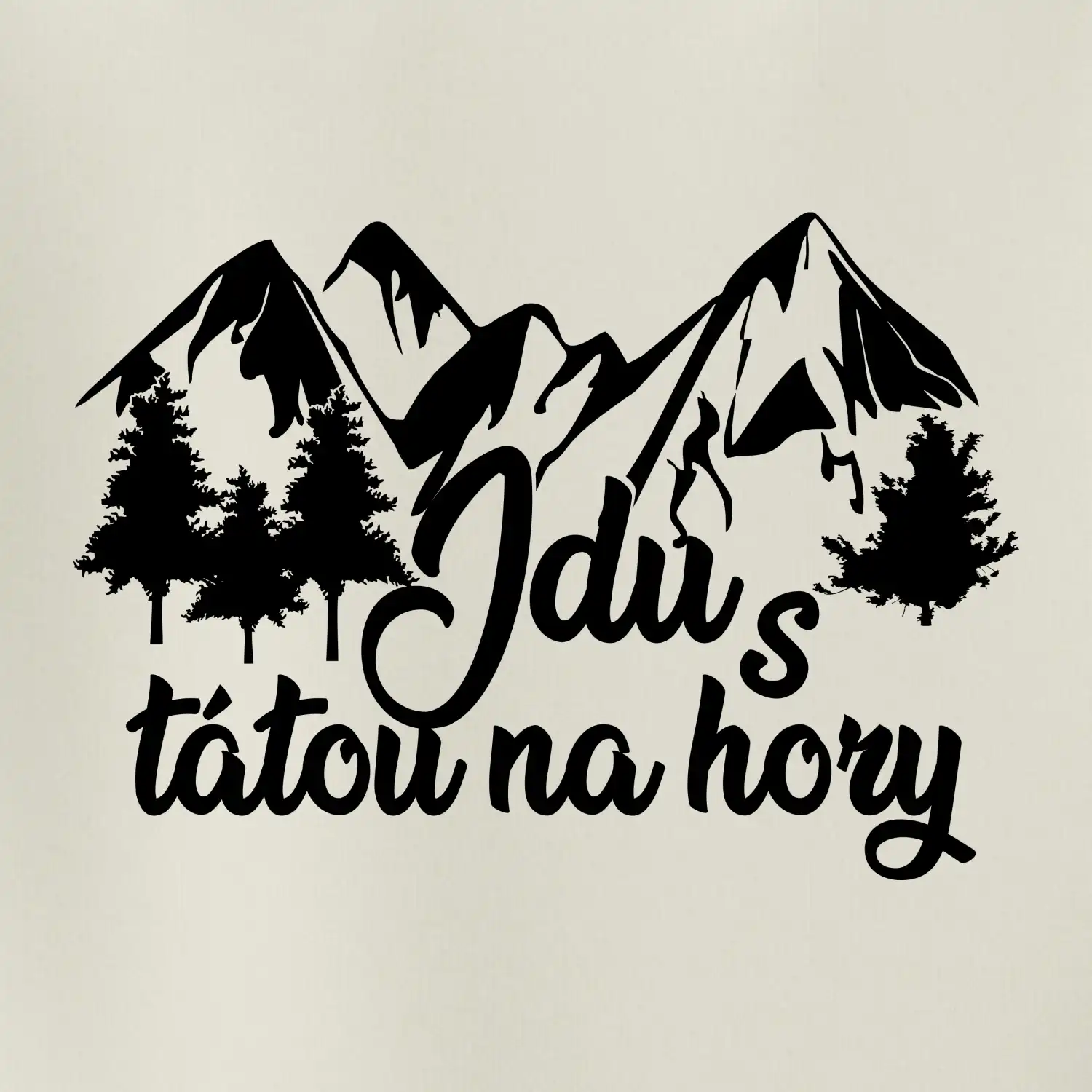 Jdu s tátou na hory