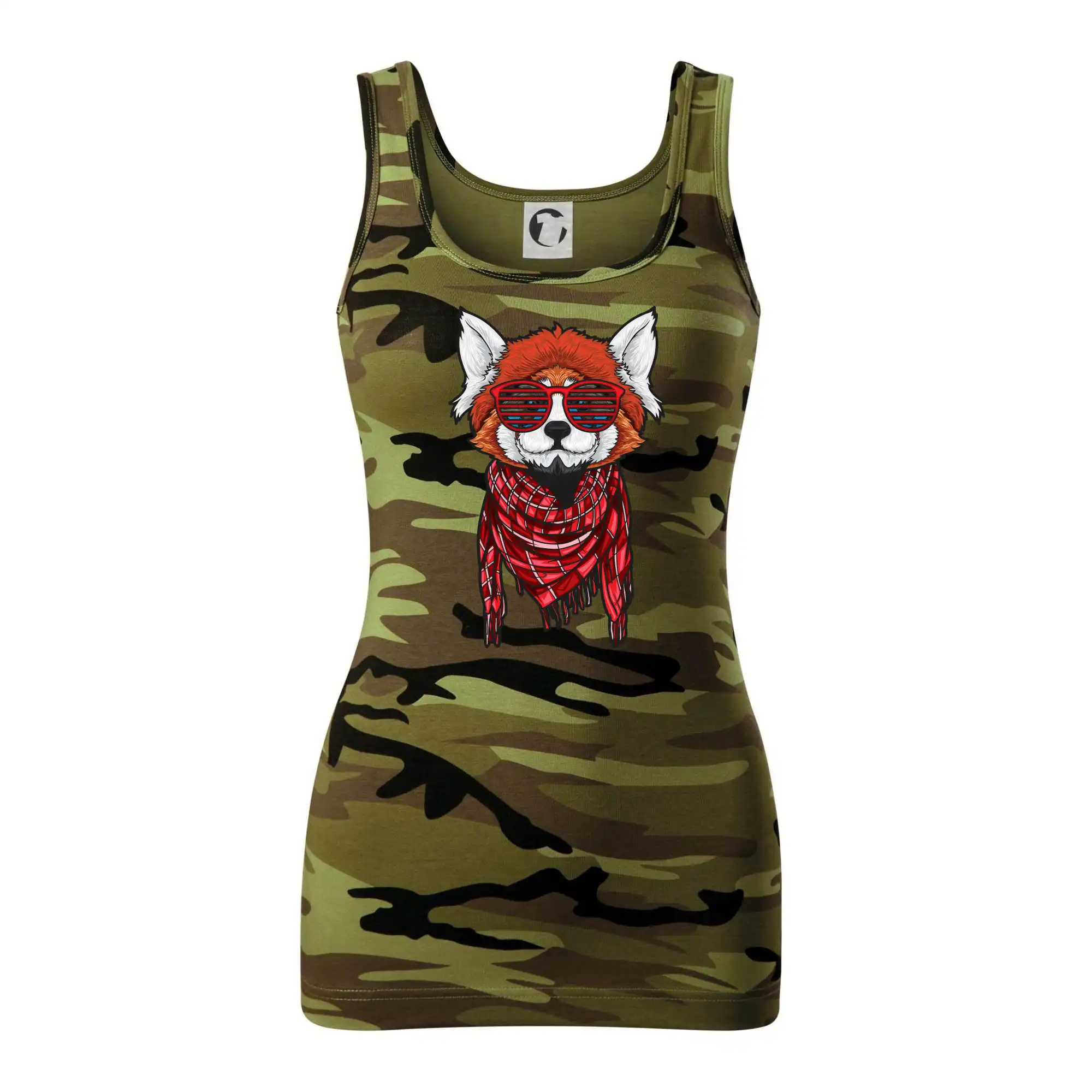 Červená panda hipster