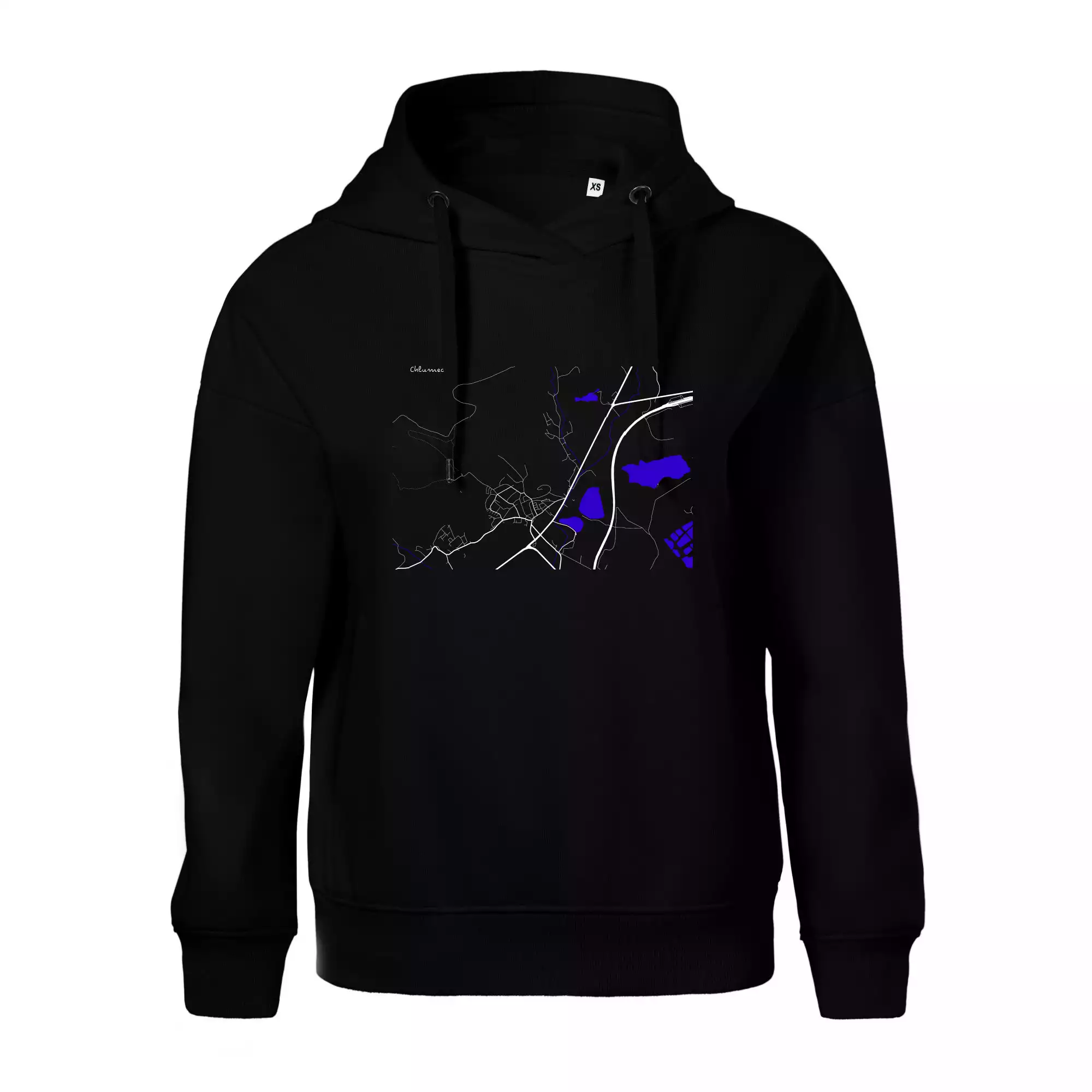 Chlumec 403 39 mapa s vodními toky