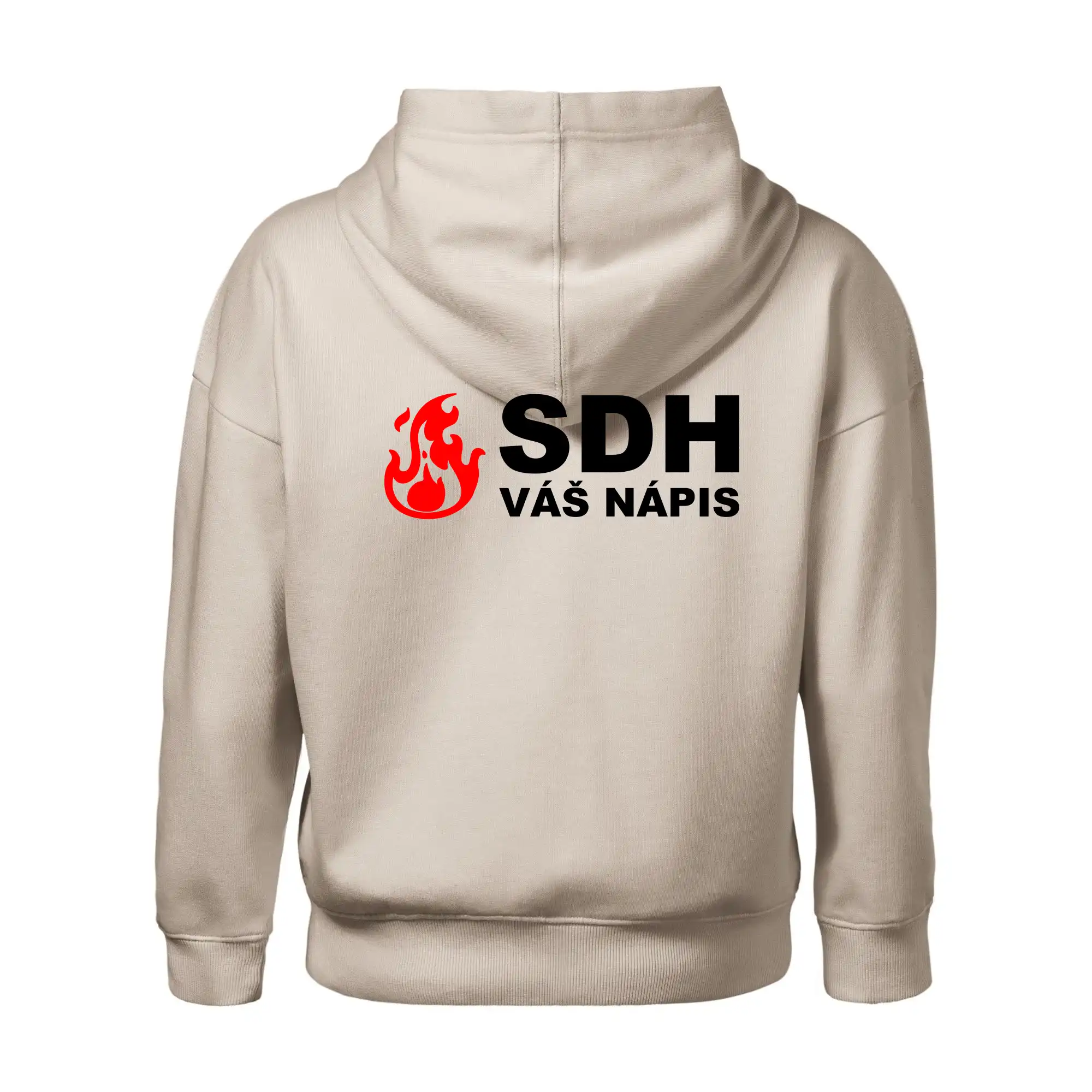SDH nápis (oheň, firesport, název sboru - vlastní nápis)