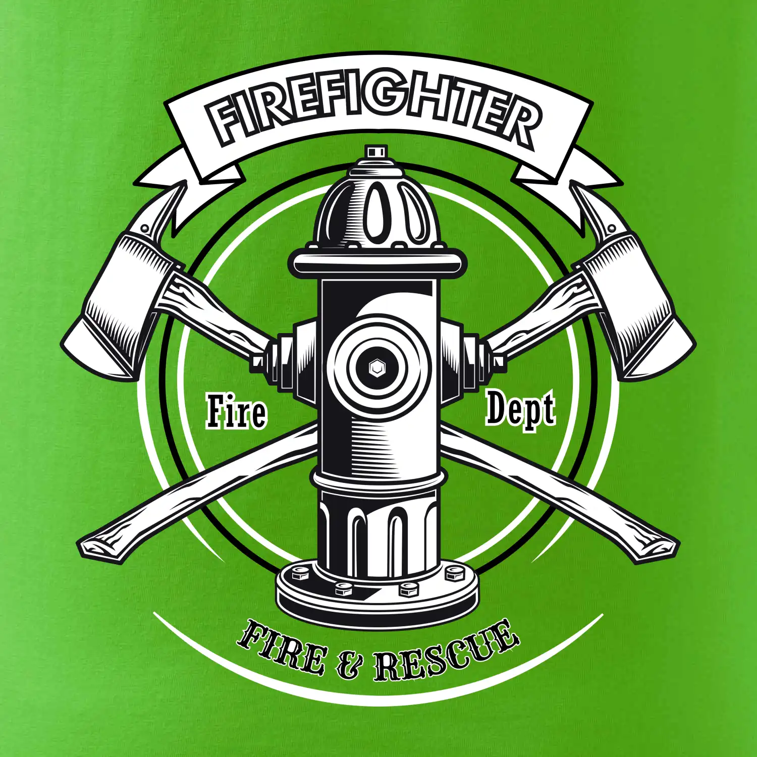 Firefighter logo Fire and rescue