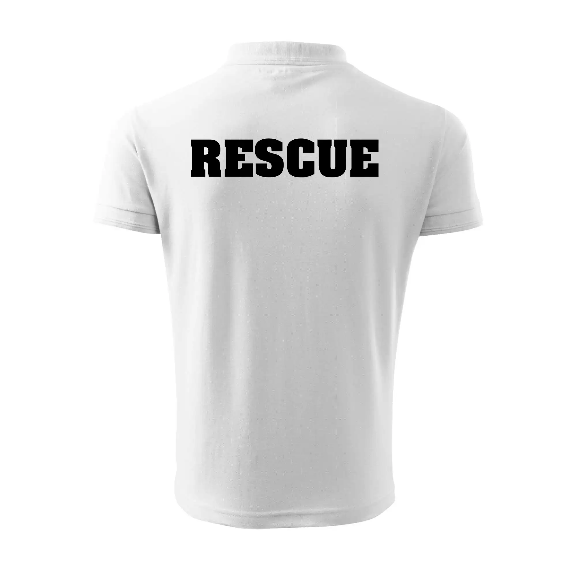 Rescue - Hvězda na prsu +  nápis na zádech