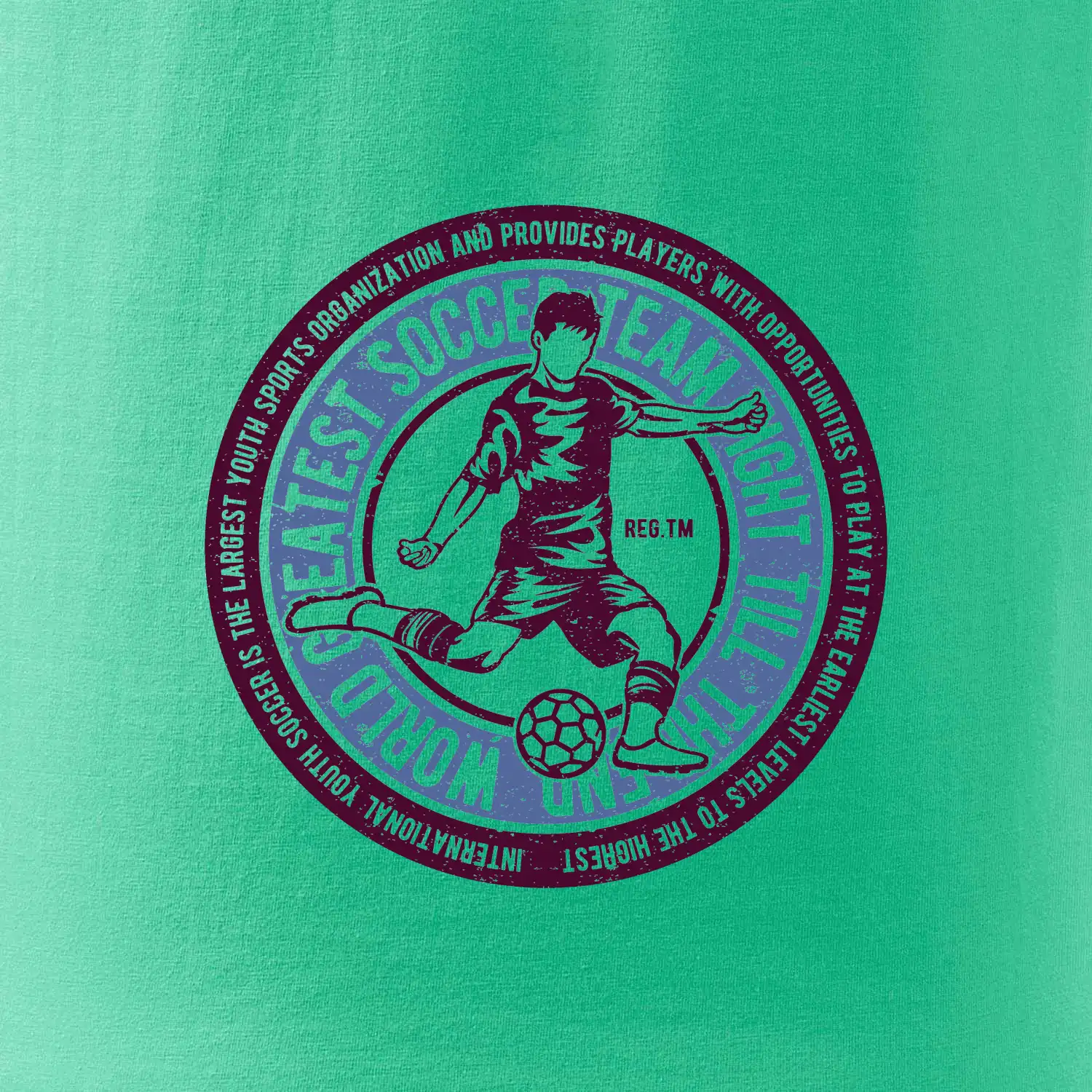 Soccer kulatý motiv