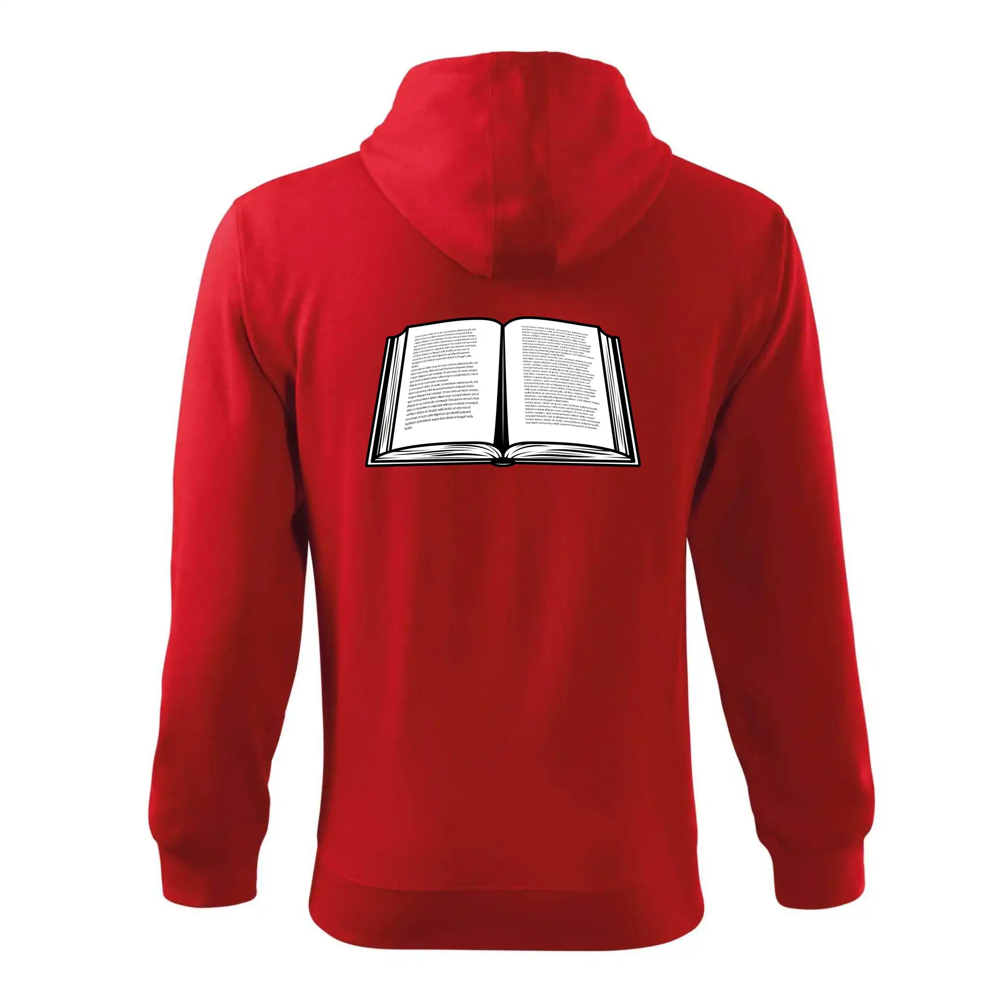 Kniha černobílá otevřená s textem