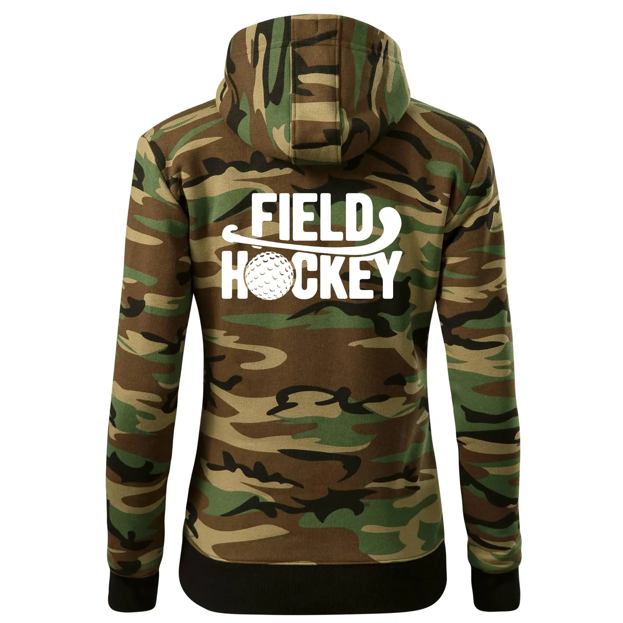 Field hockey míček a nápis
