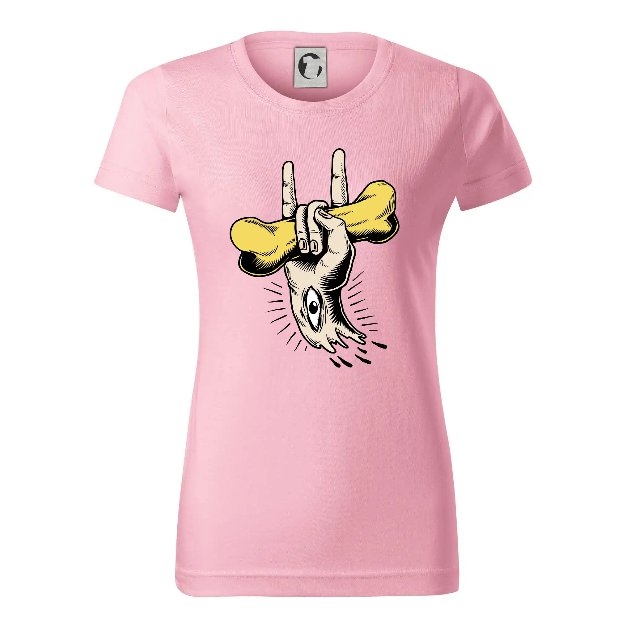 Rocková ruka kost a oko