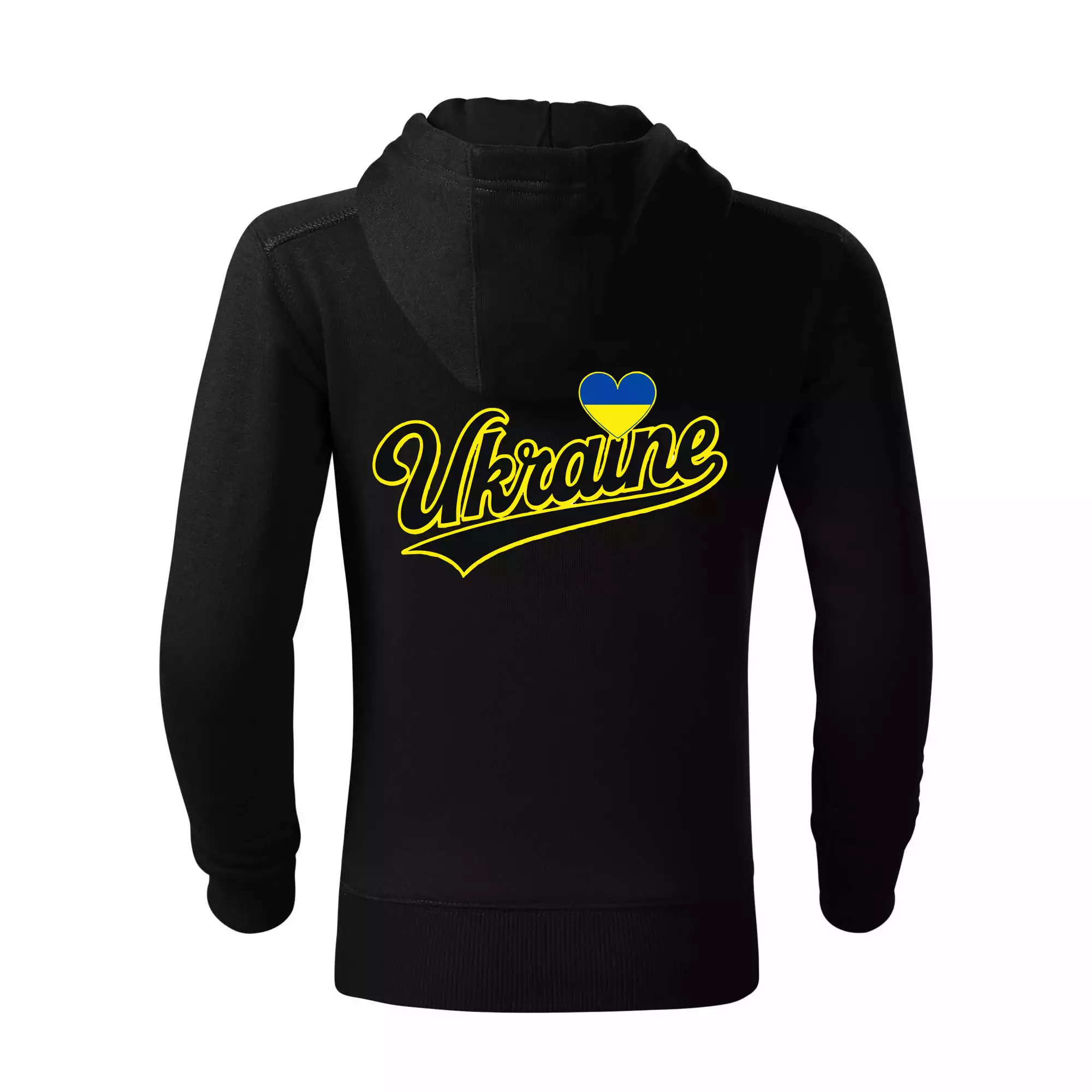 Ukraine - nápis černý