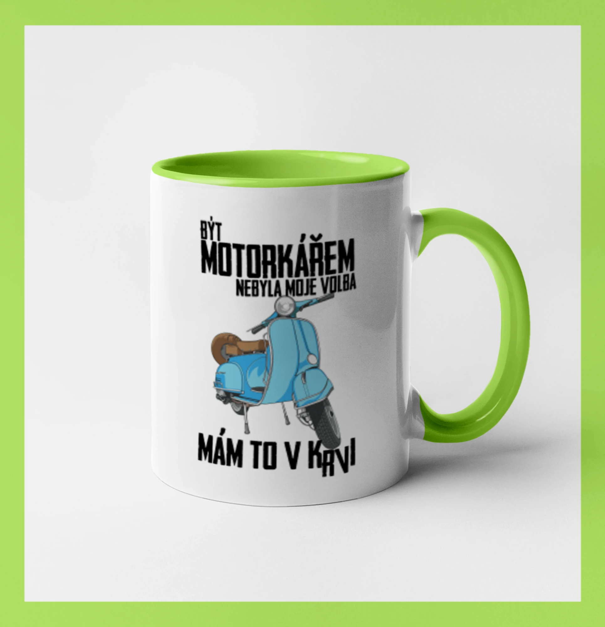 Být motorkářem nebyla moje volba skútr