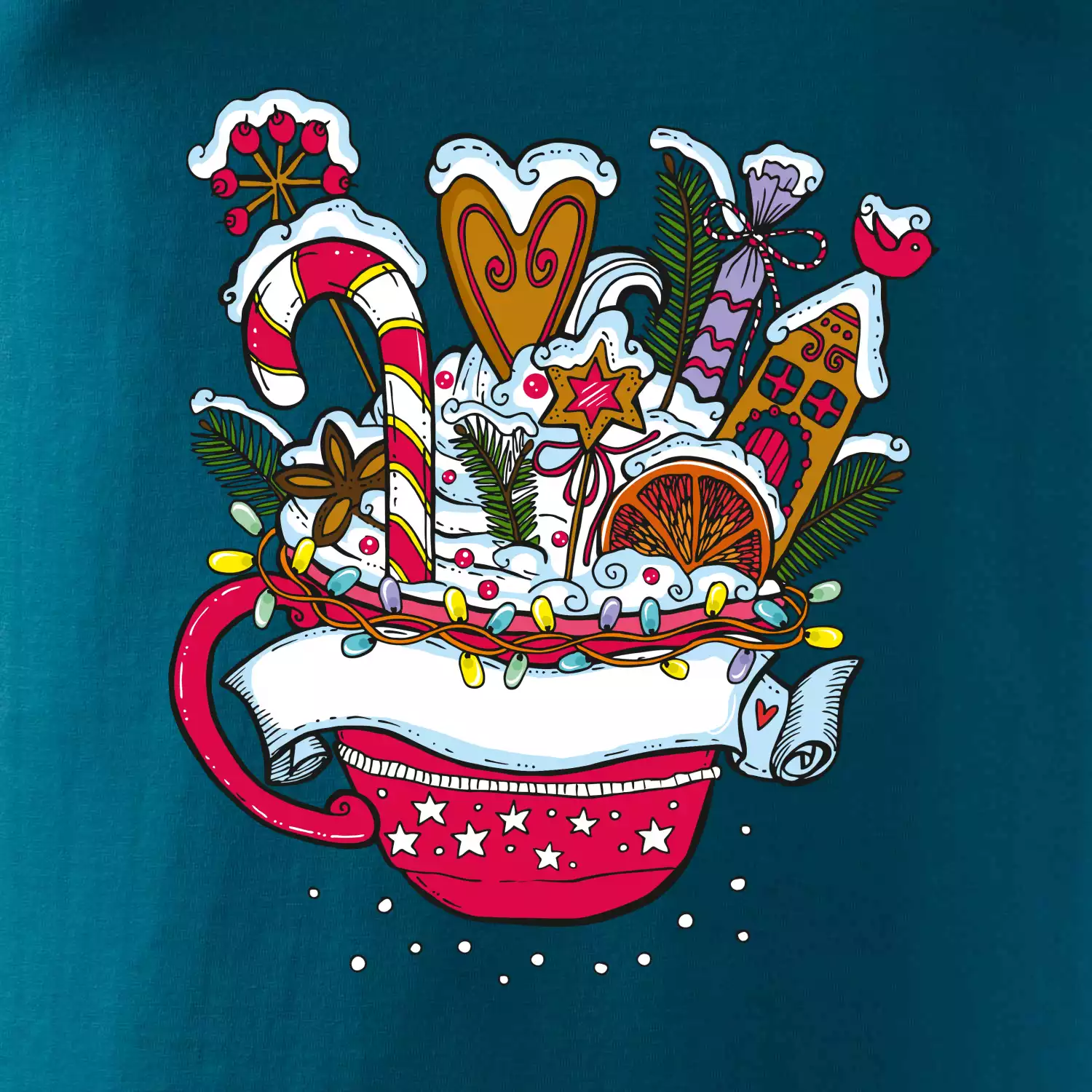 Vánoční Punč - hrneček (Pecka design)