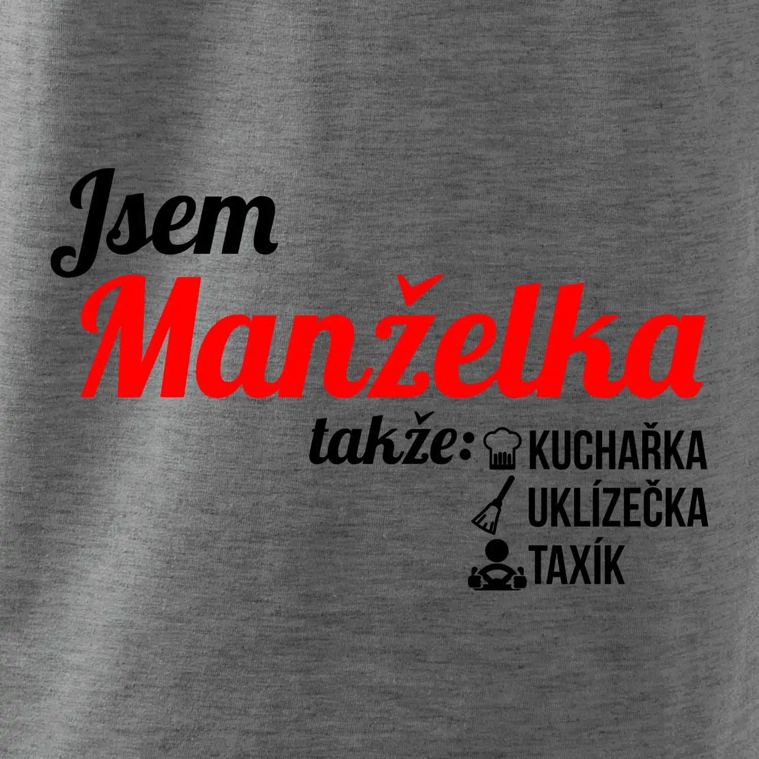 Jsem manželka-uklizečka-kuchařka-taxík