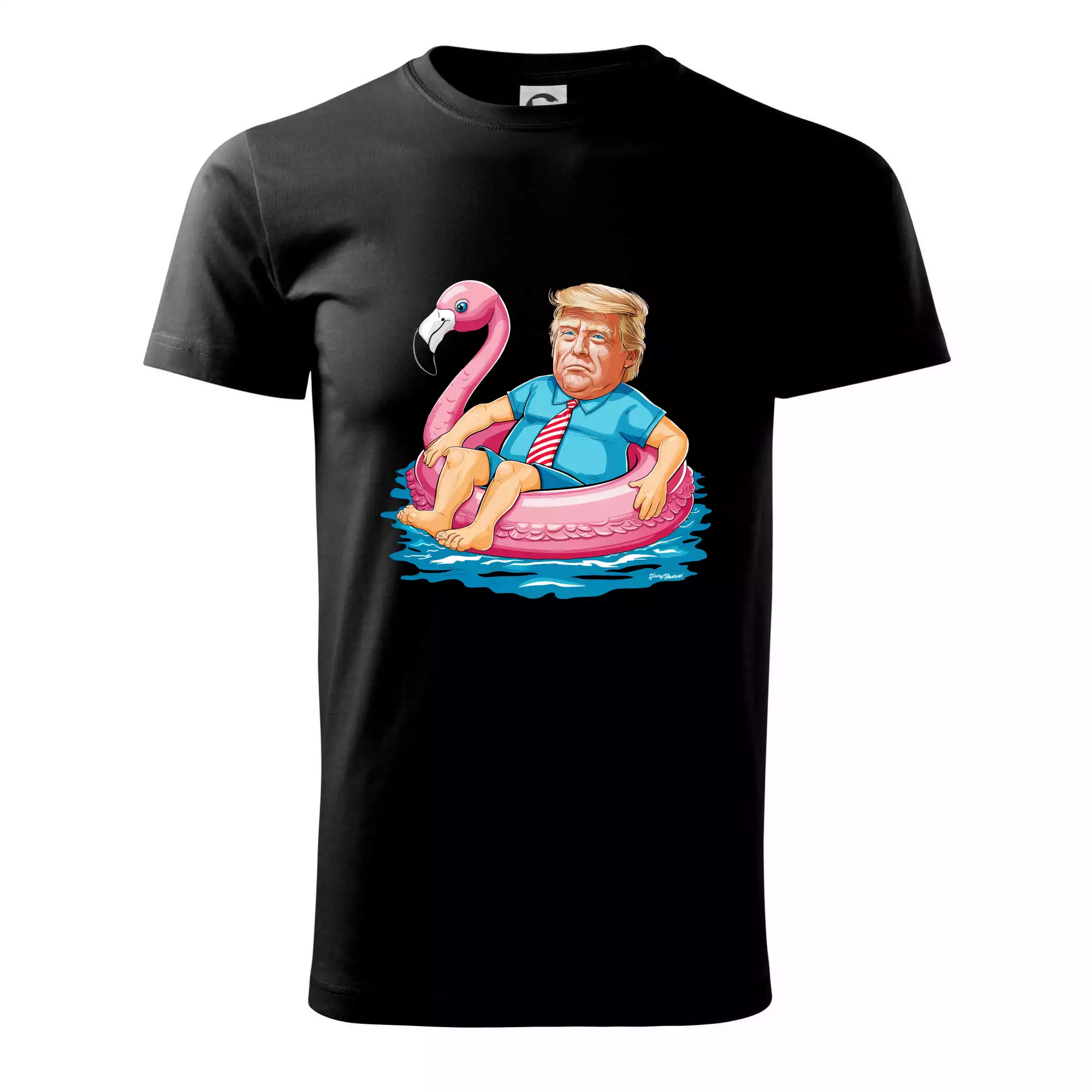 Trump a plameňák