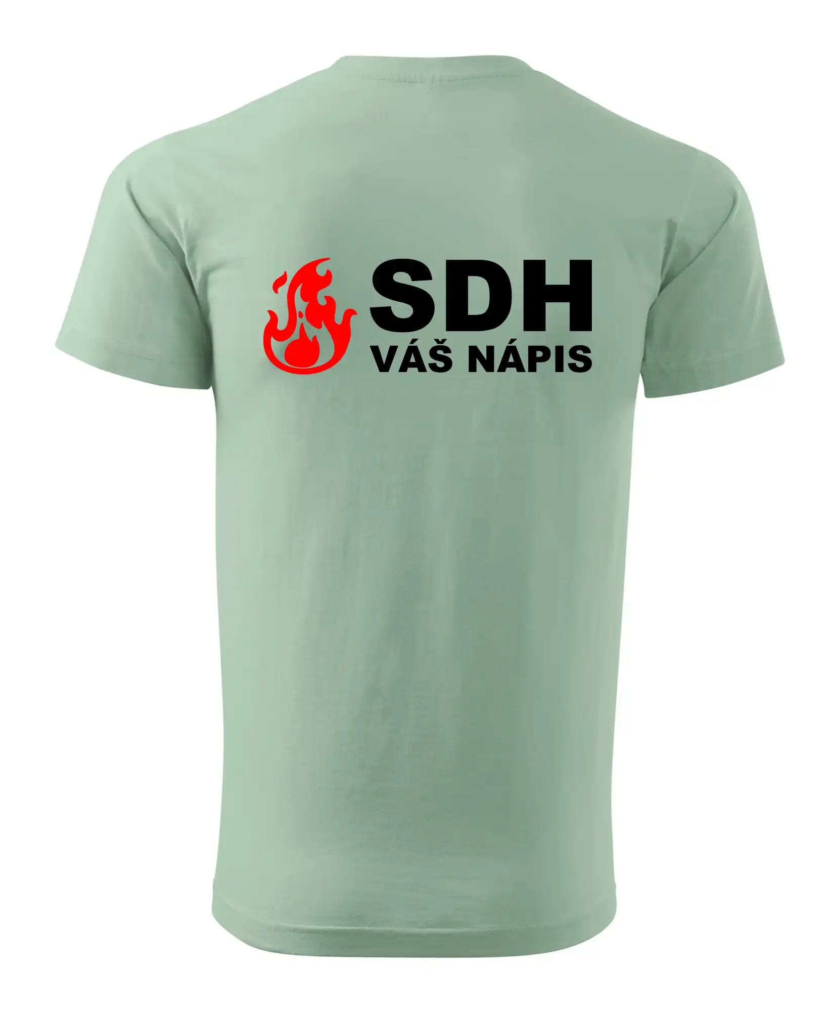 SDH nápis (oheň, firesport, název sboru - vlastní nápis)