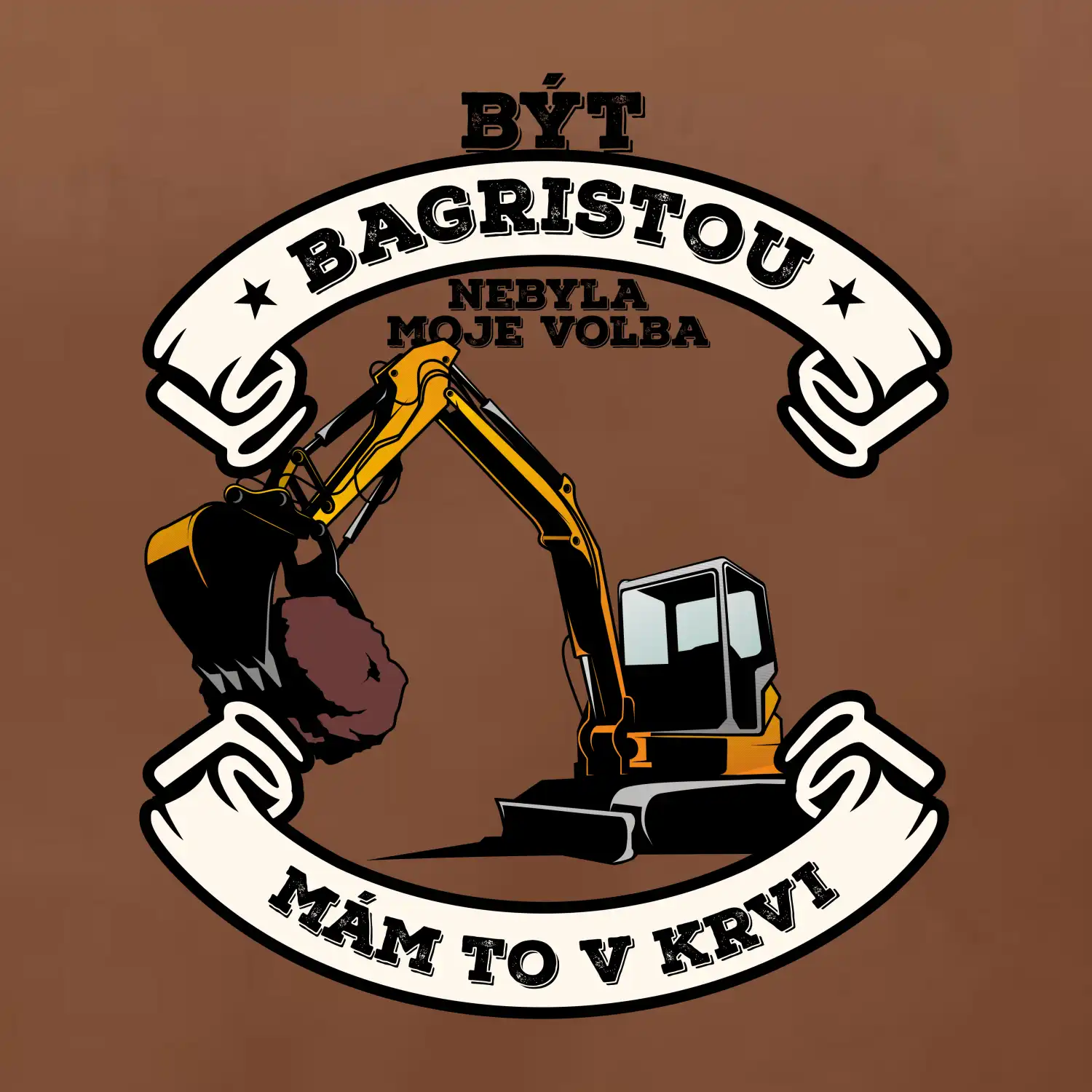 Bagr - být bagristou nebyla moje volba