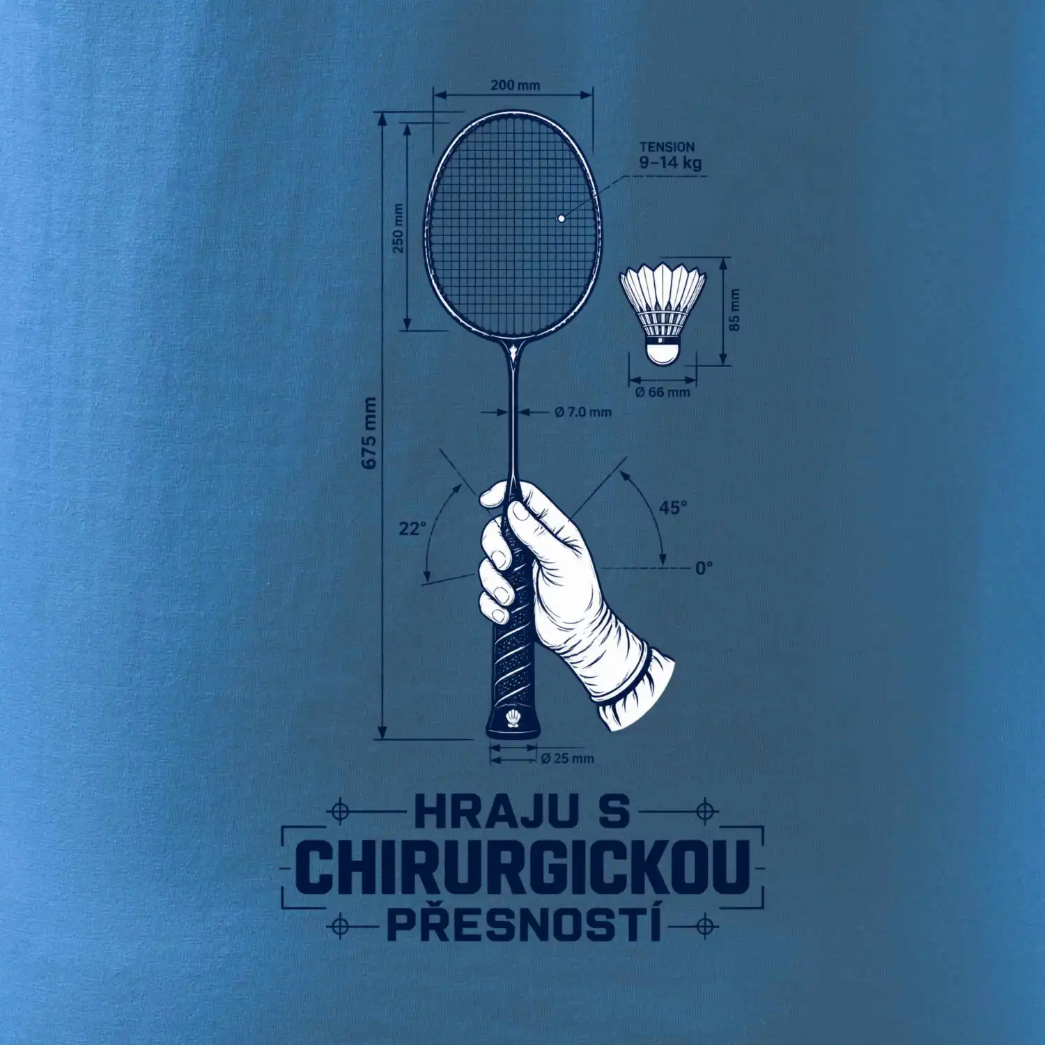 Badminton chirurgická přesnost