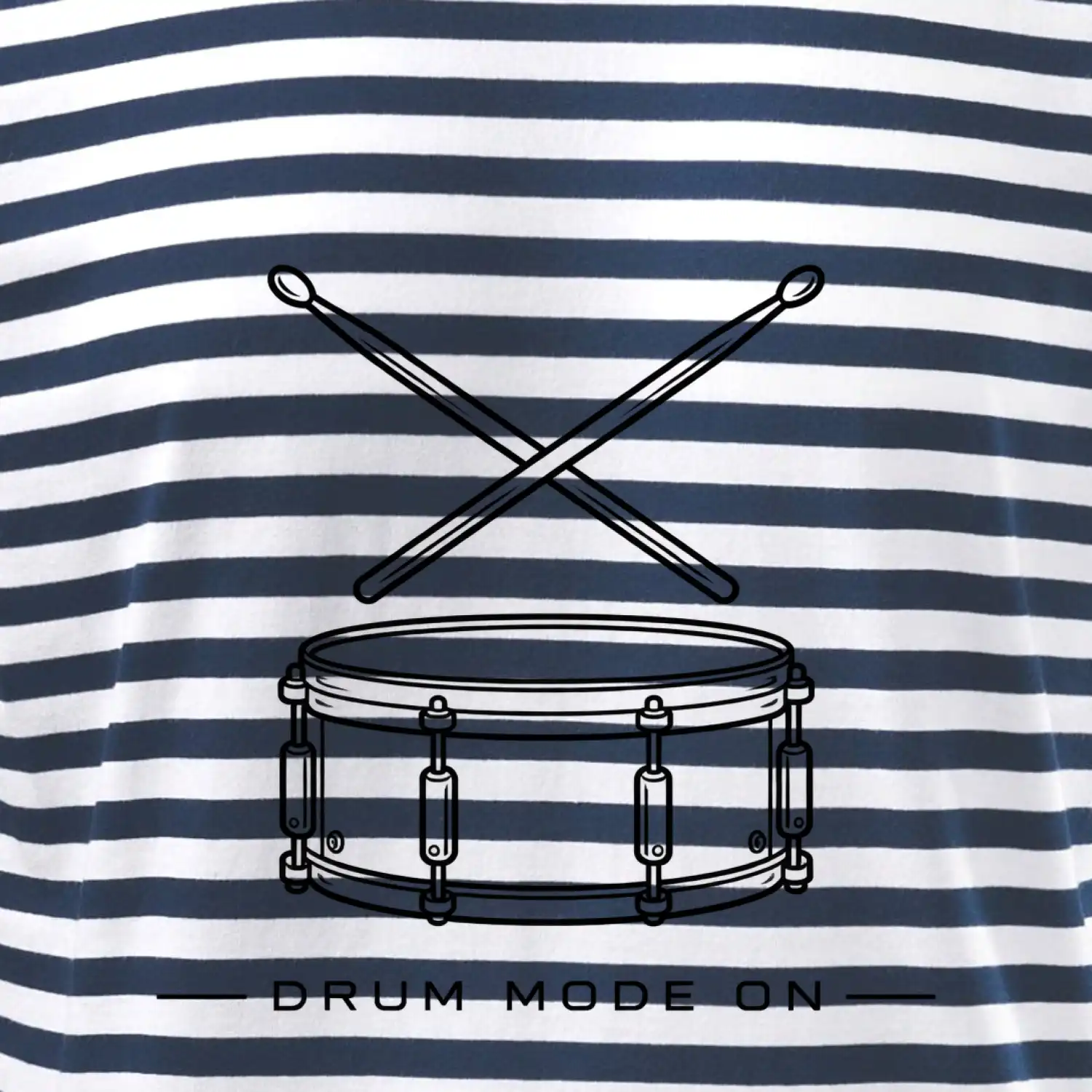 Drum mode on - jednoduchý buben s paličkami