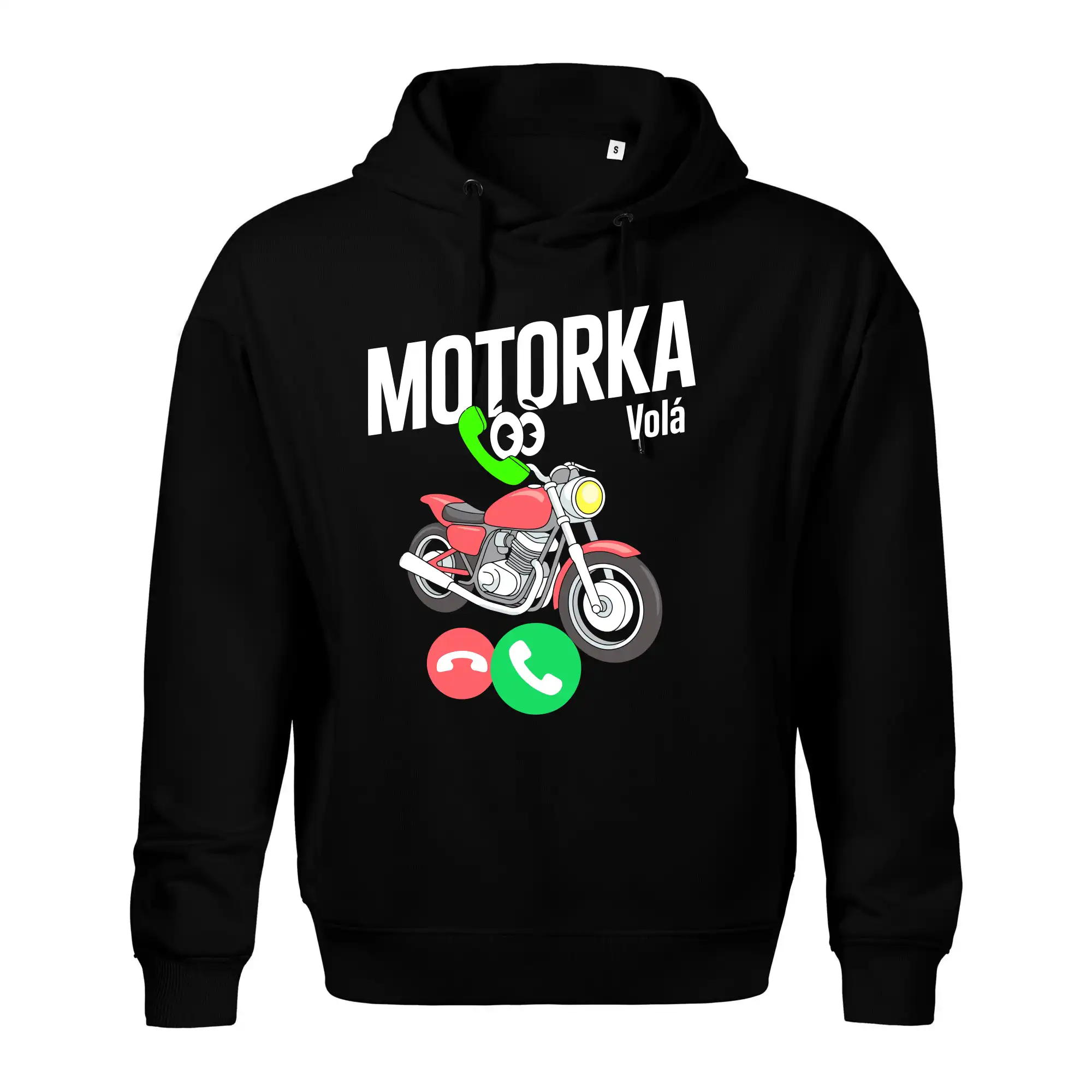 Karikatura motorka silnice volá