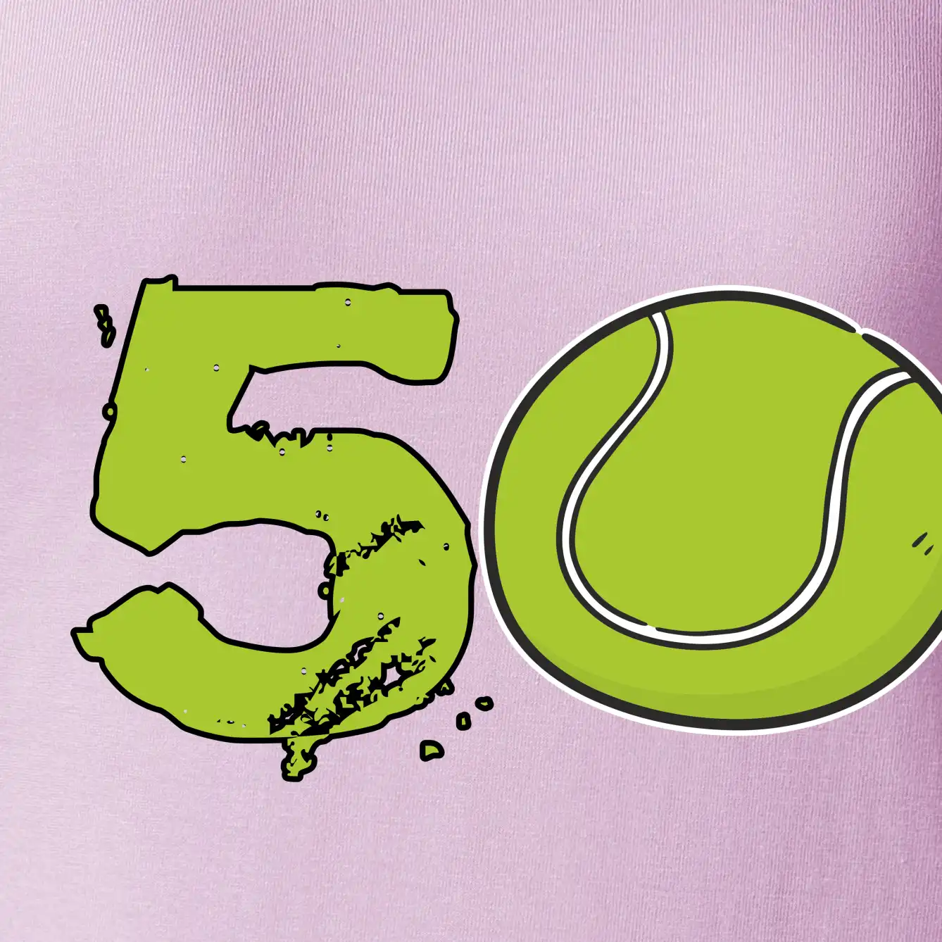 Tenis kulaté narozeniny 50