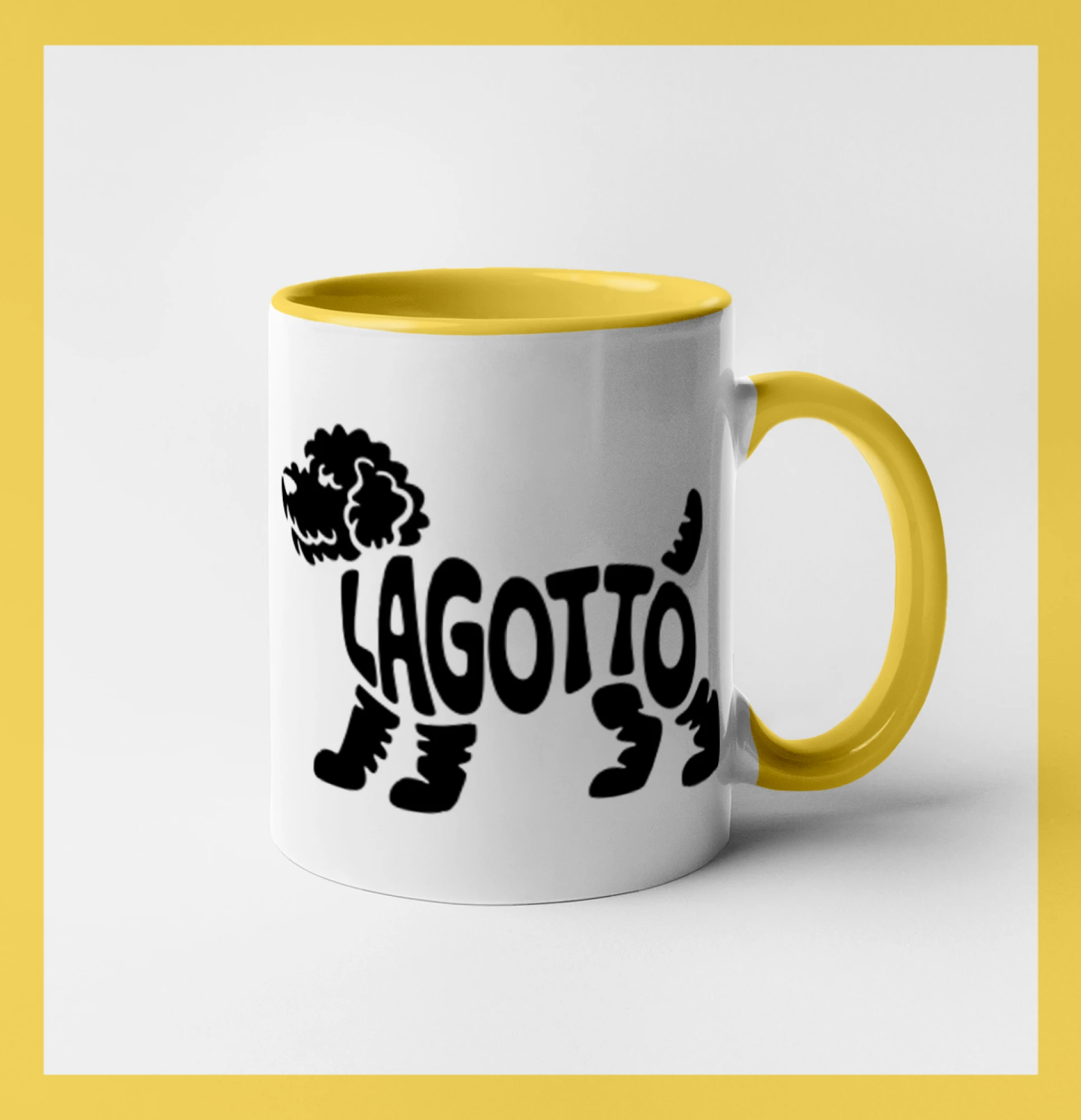 Lagotto nápis v těle